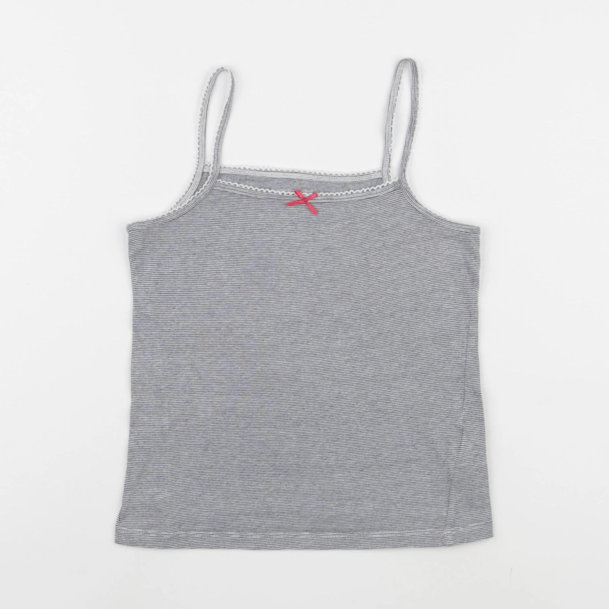 Vertbaudet - maillot de corps gris - 8 ans