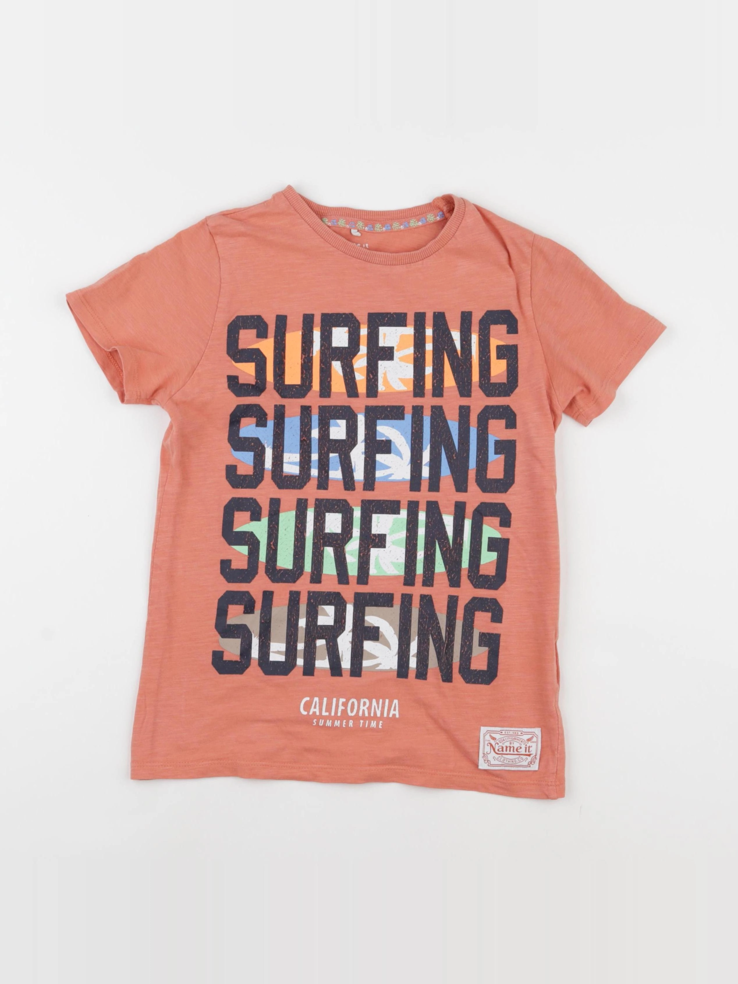 Name it - tee-shirt orange - 9 ans