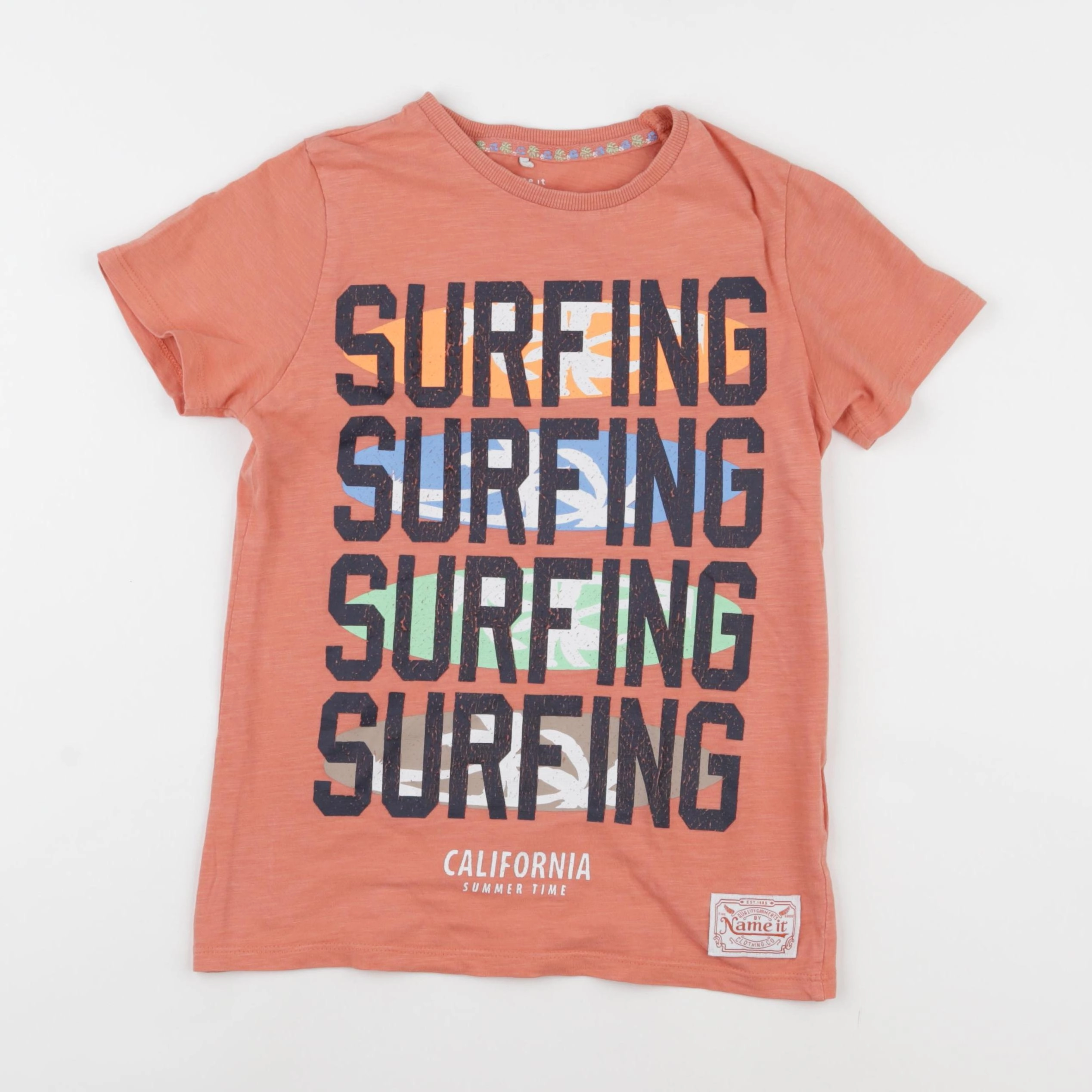 Name it - tee-shirt orange - 9 ans