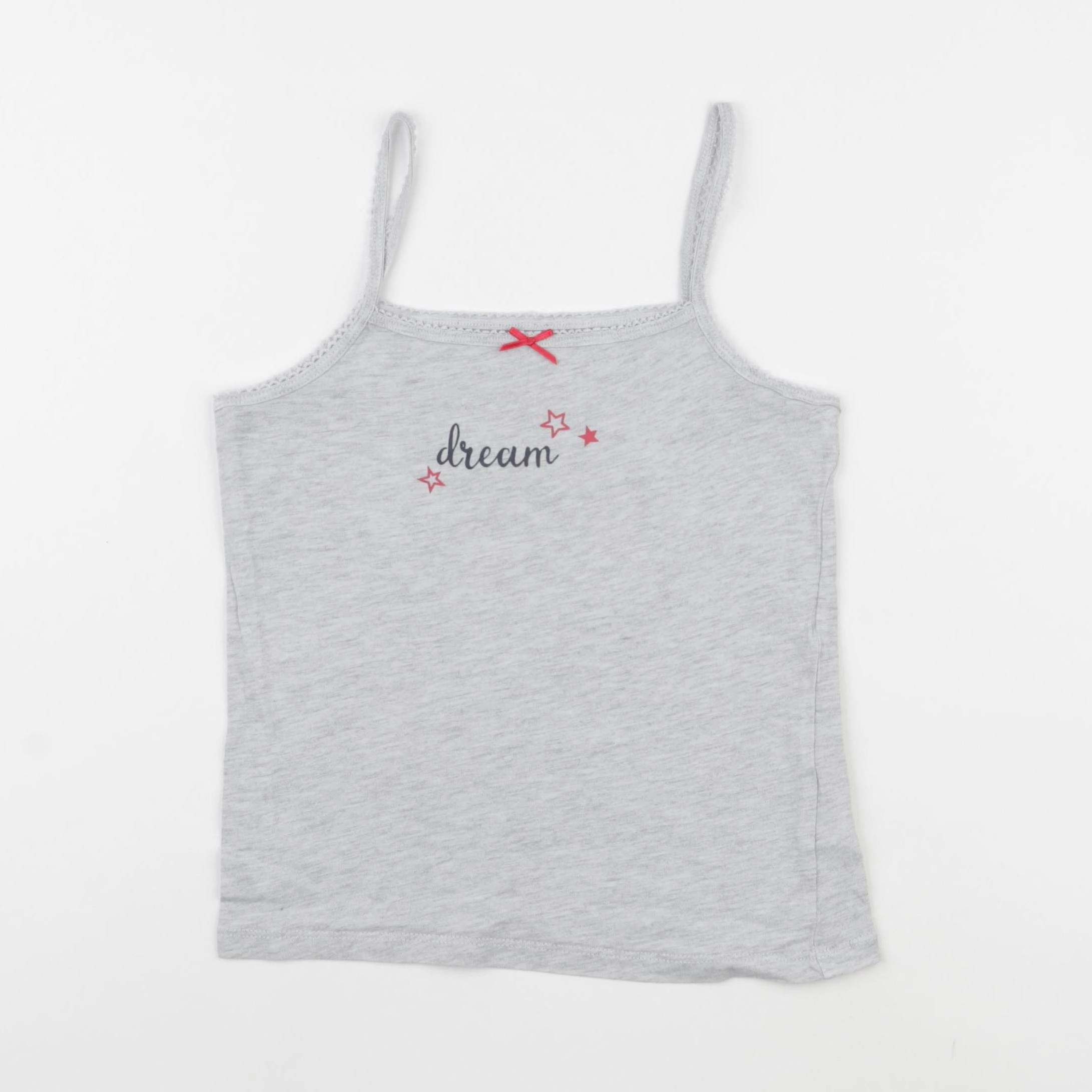 Vertbaudet - maillot de corps gris - 8 ans
