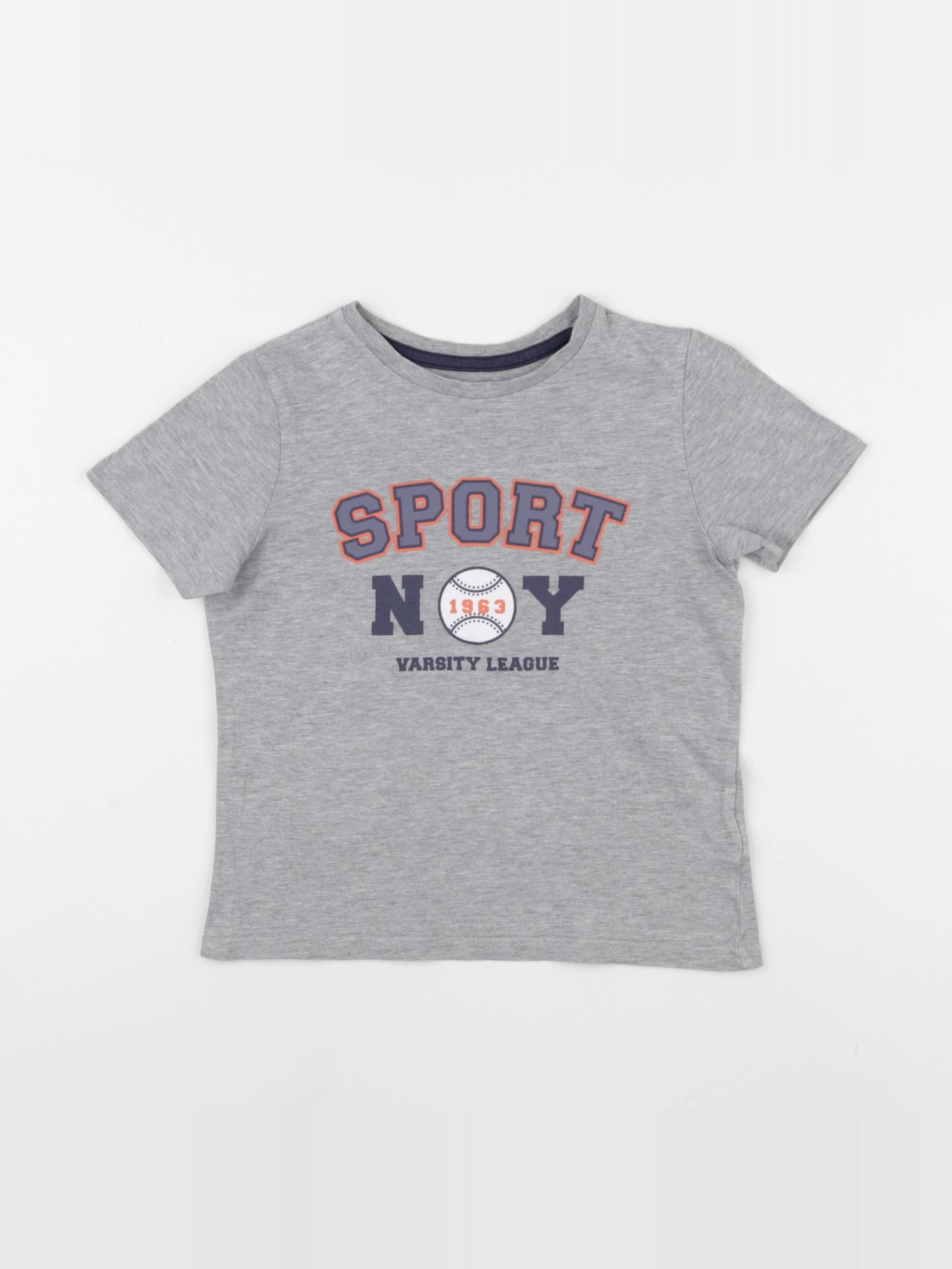 Vertbaudet - tee-shirt gris - 5 ans