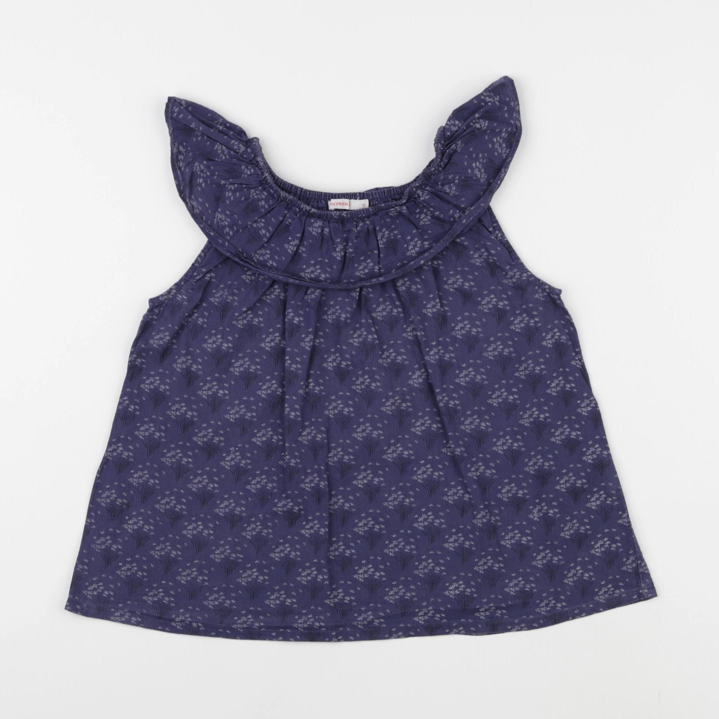 Monoprix - blouse bleu - 6 ans