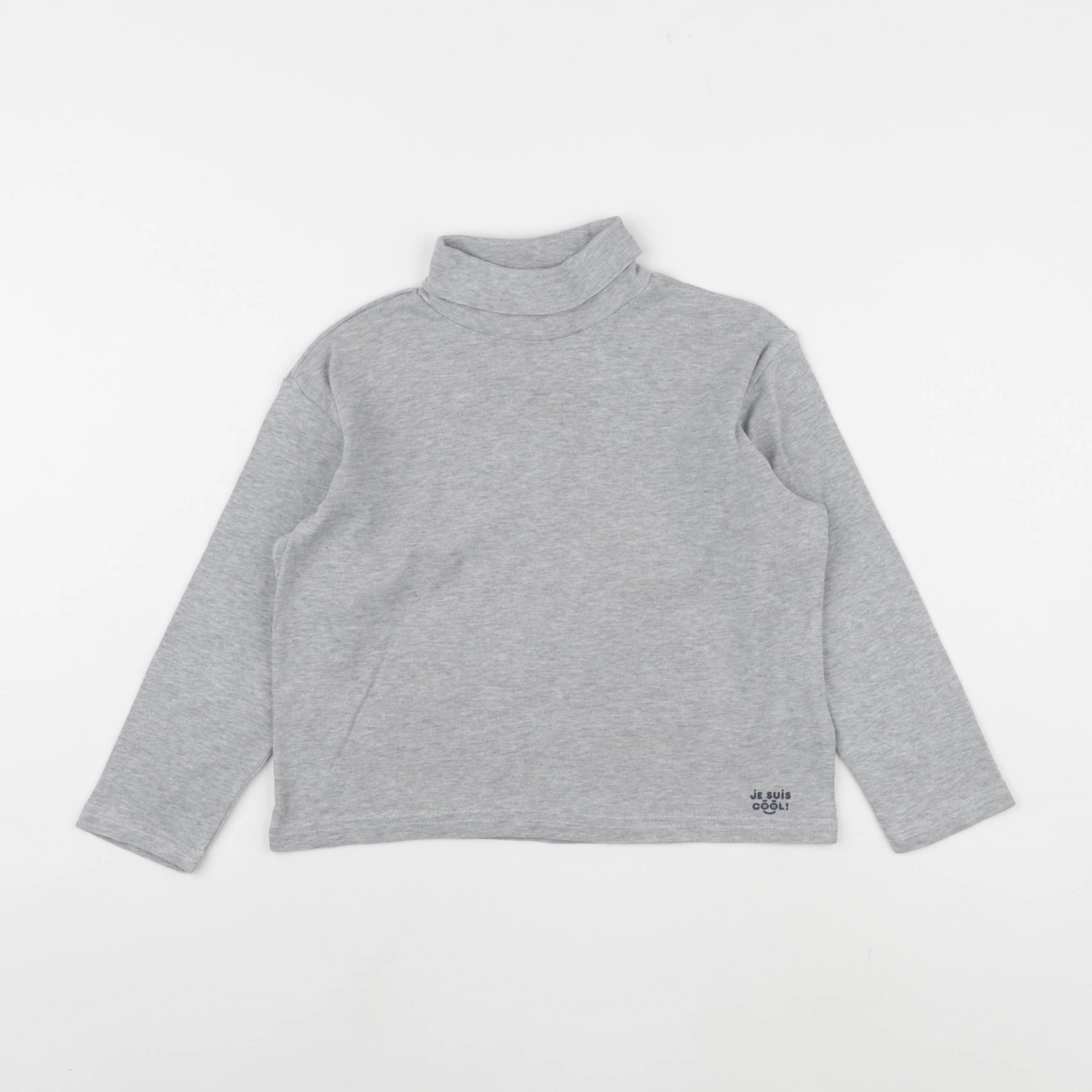 Vertbaudet - sous-pull gris - 6 ans