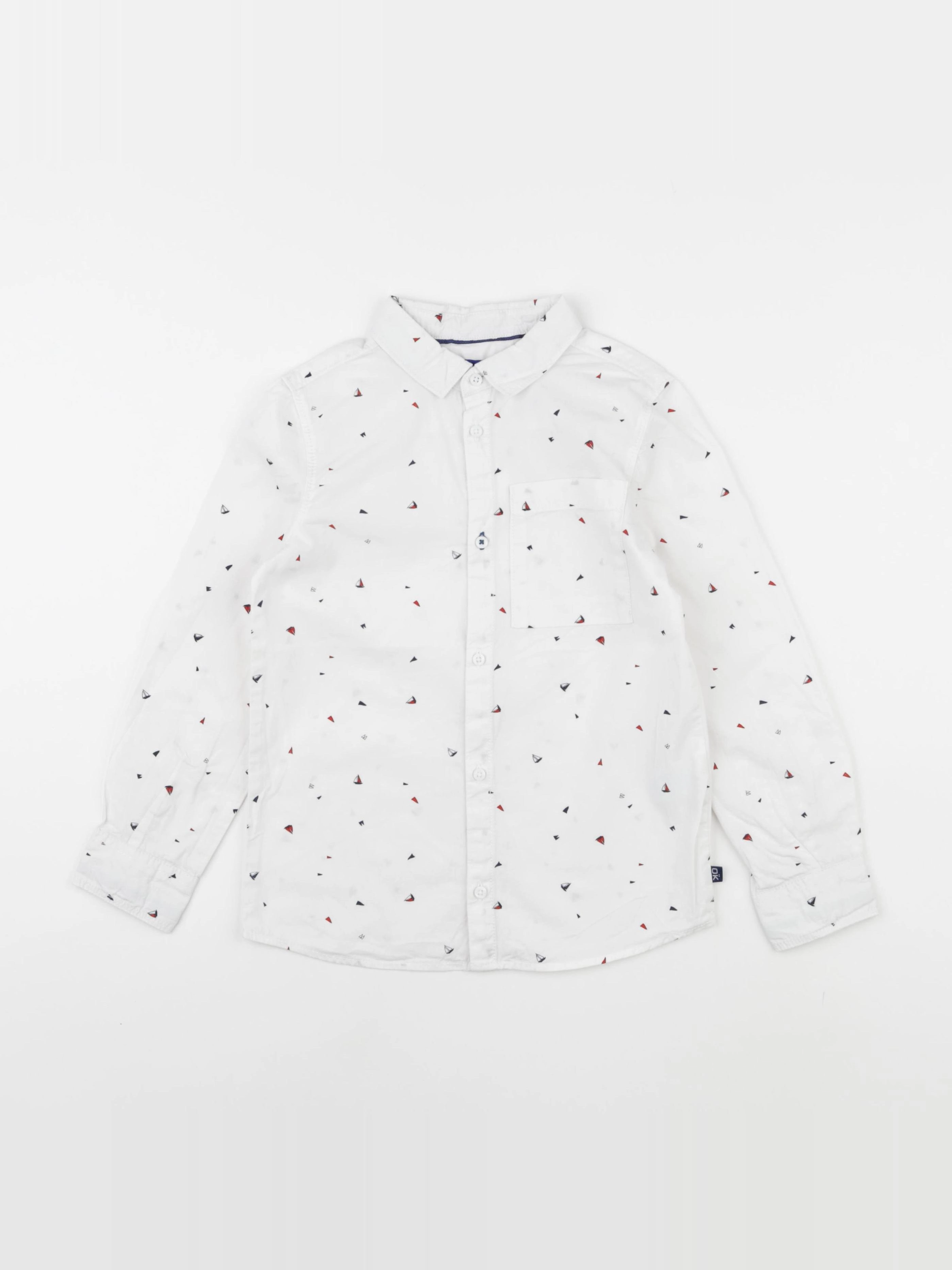 Okaidi - chemise blanc - 6 ans