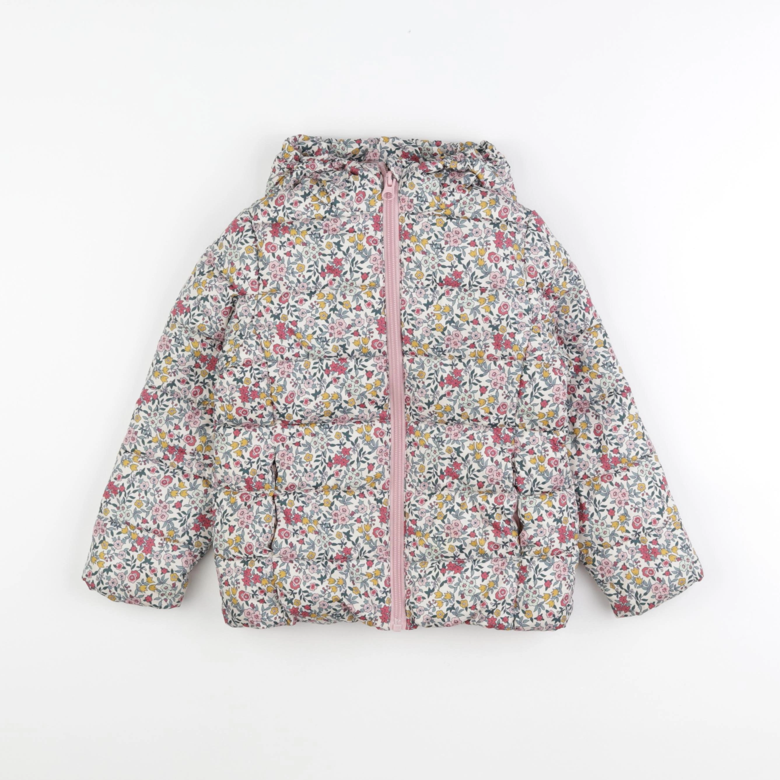 Monoprix - doudoune multicolore - 4 ans