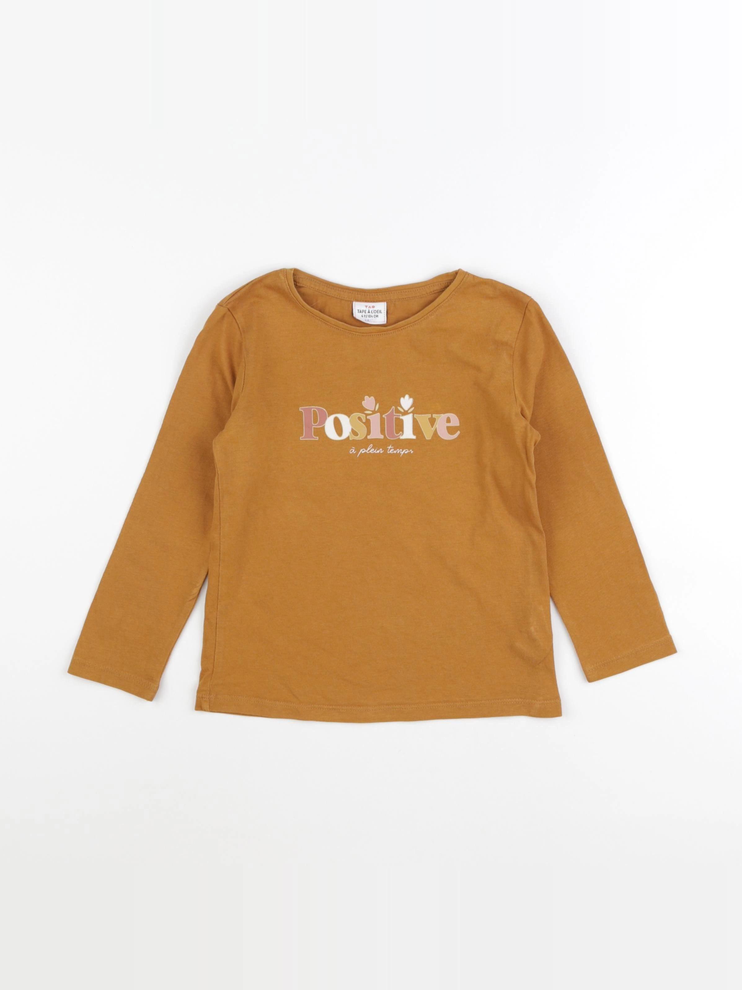 Tape à l'oeil - tee-shirt marron - 4 ans