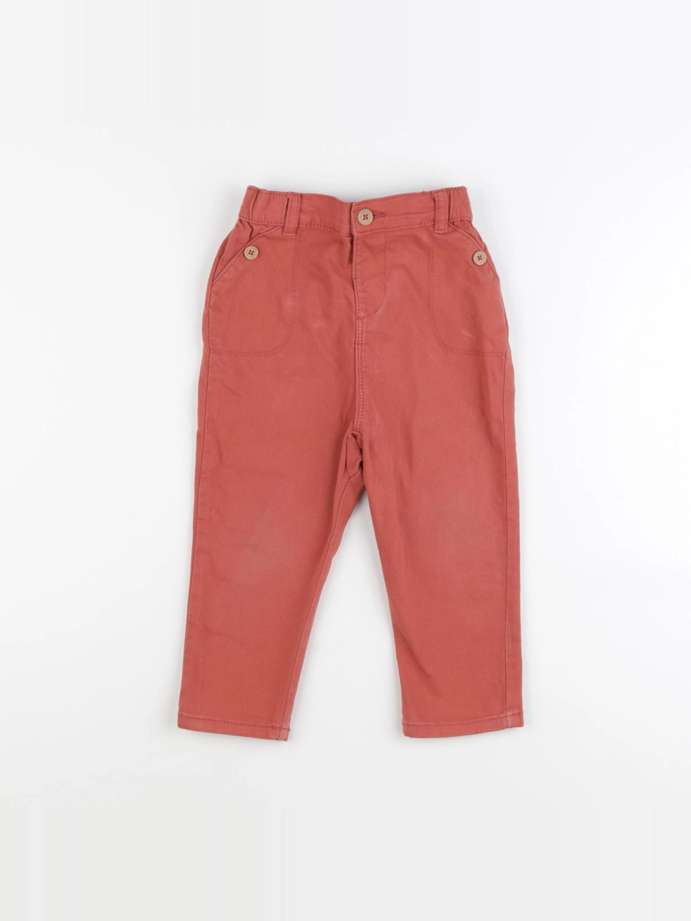 Tape à l'oeil - pantalon orange - 24 mois