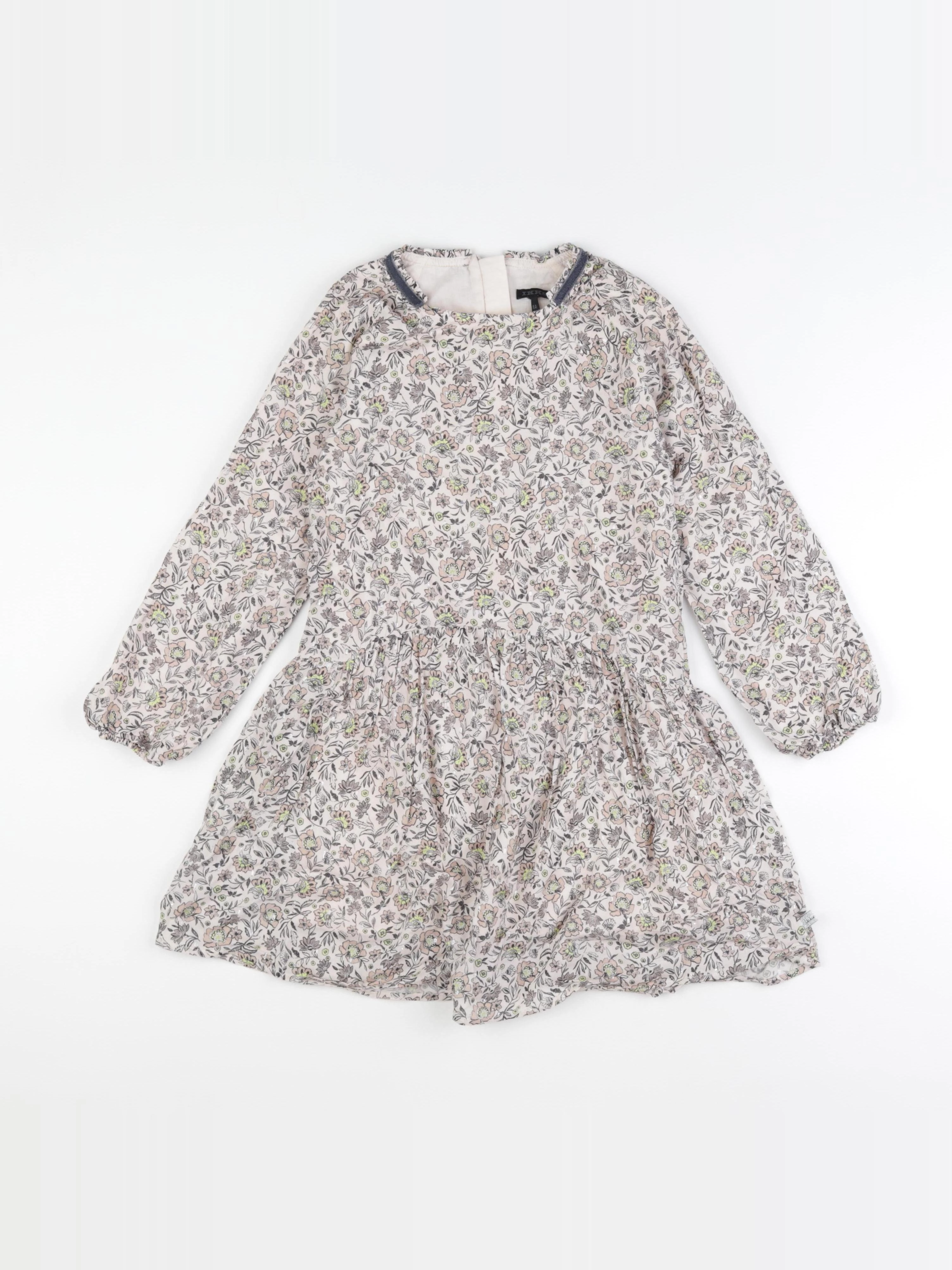 IKKS - robe beige - 8 ans