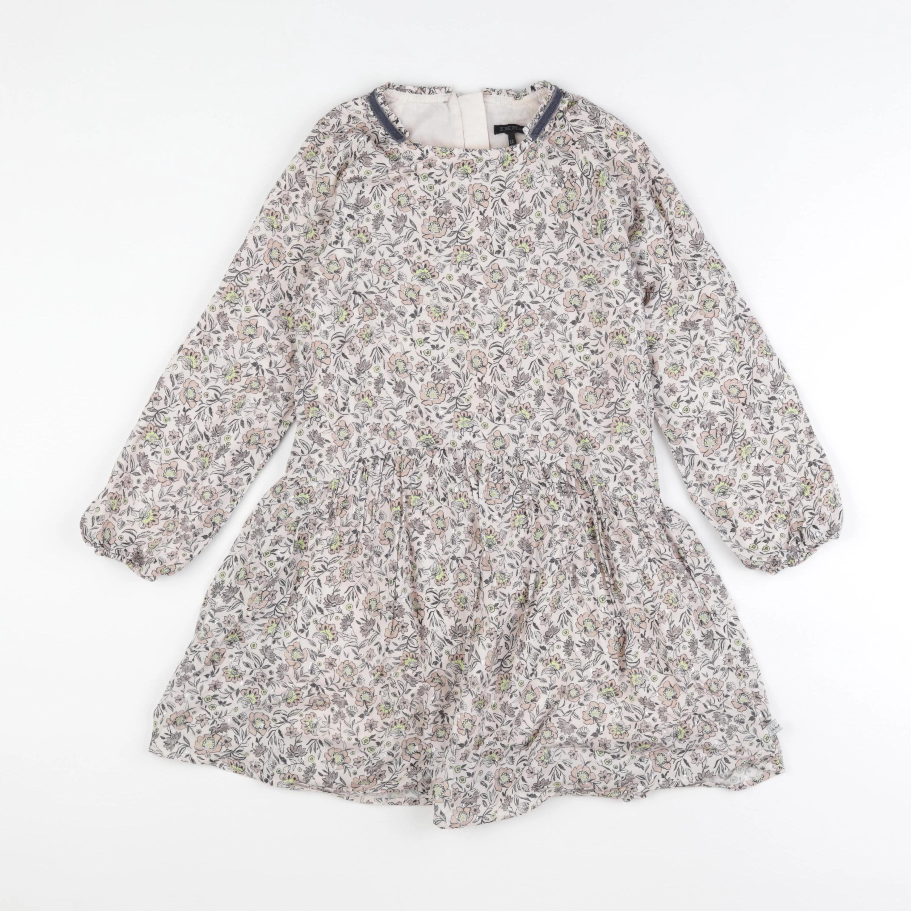 IKKS - robe beige - 8 ans