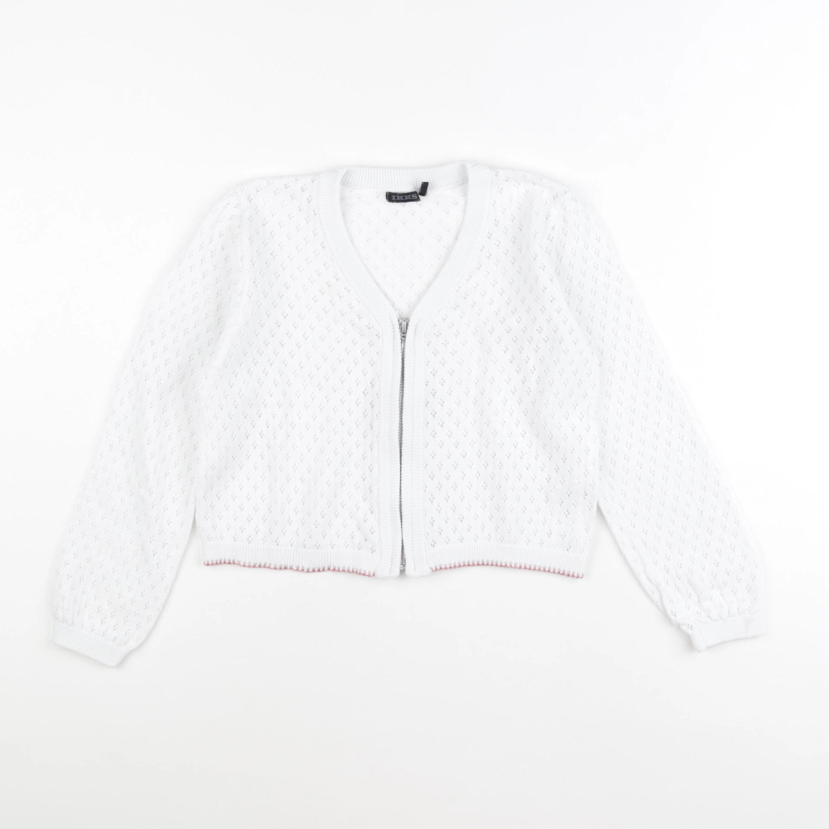 IKKS - gilet blanc - 8 ans