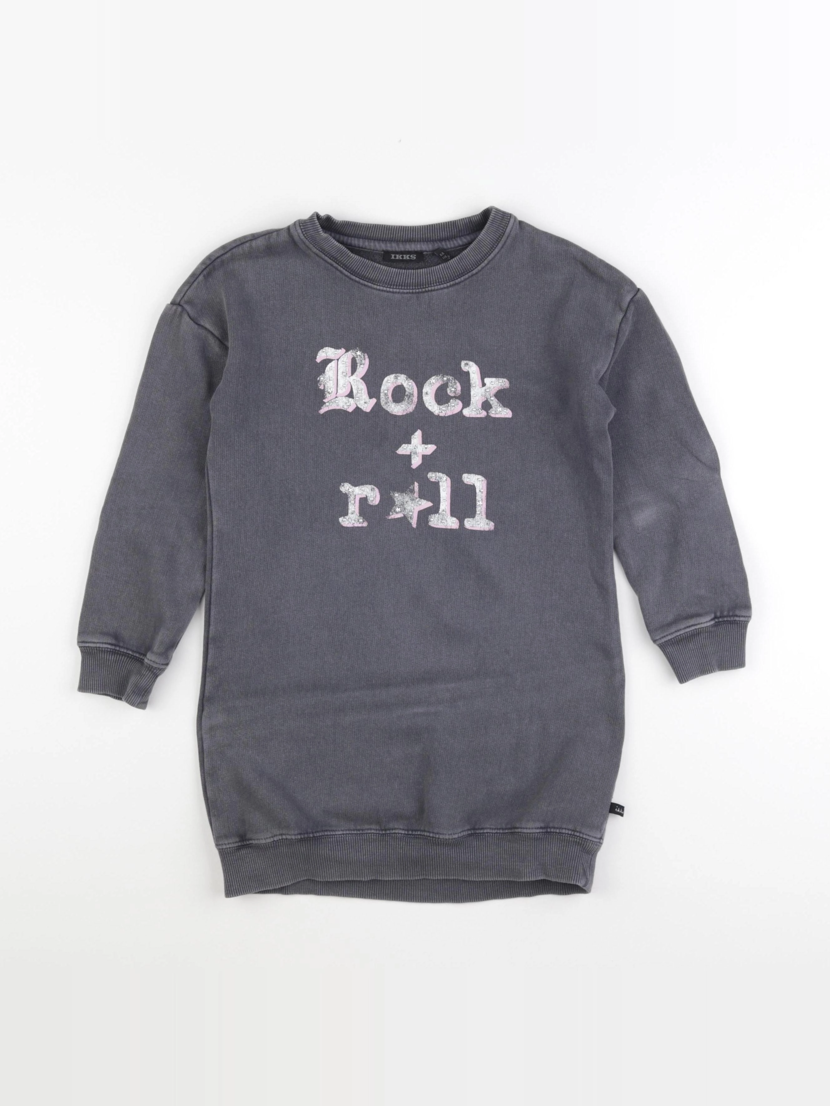 IKKS - robe gris - 6 ans