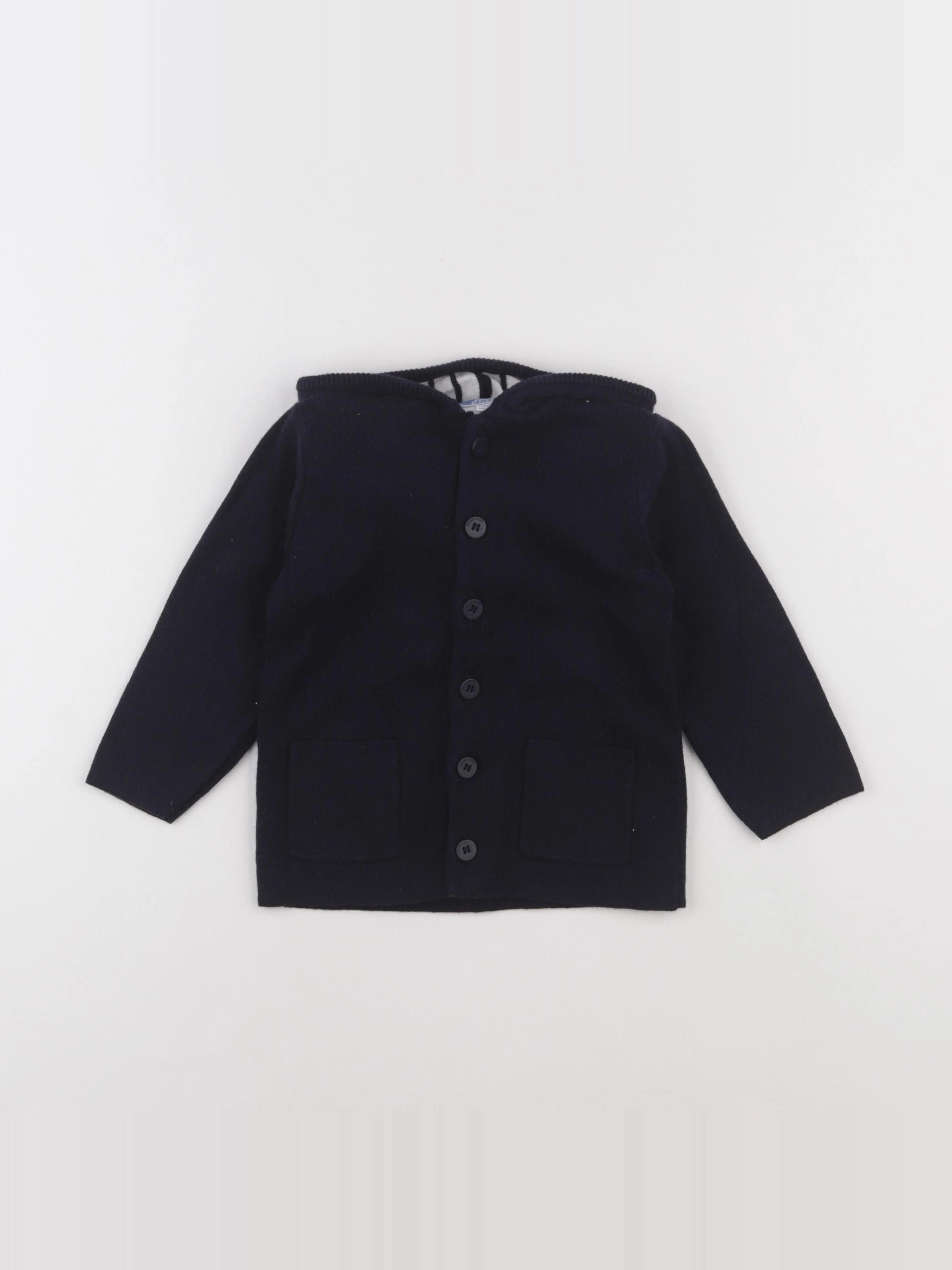 Jacadi - gilet bleu - 24 mois