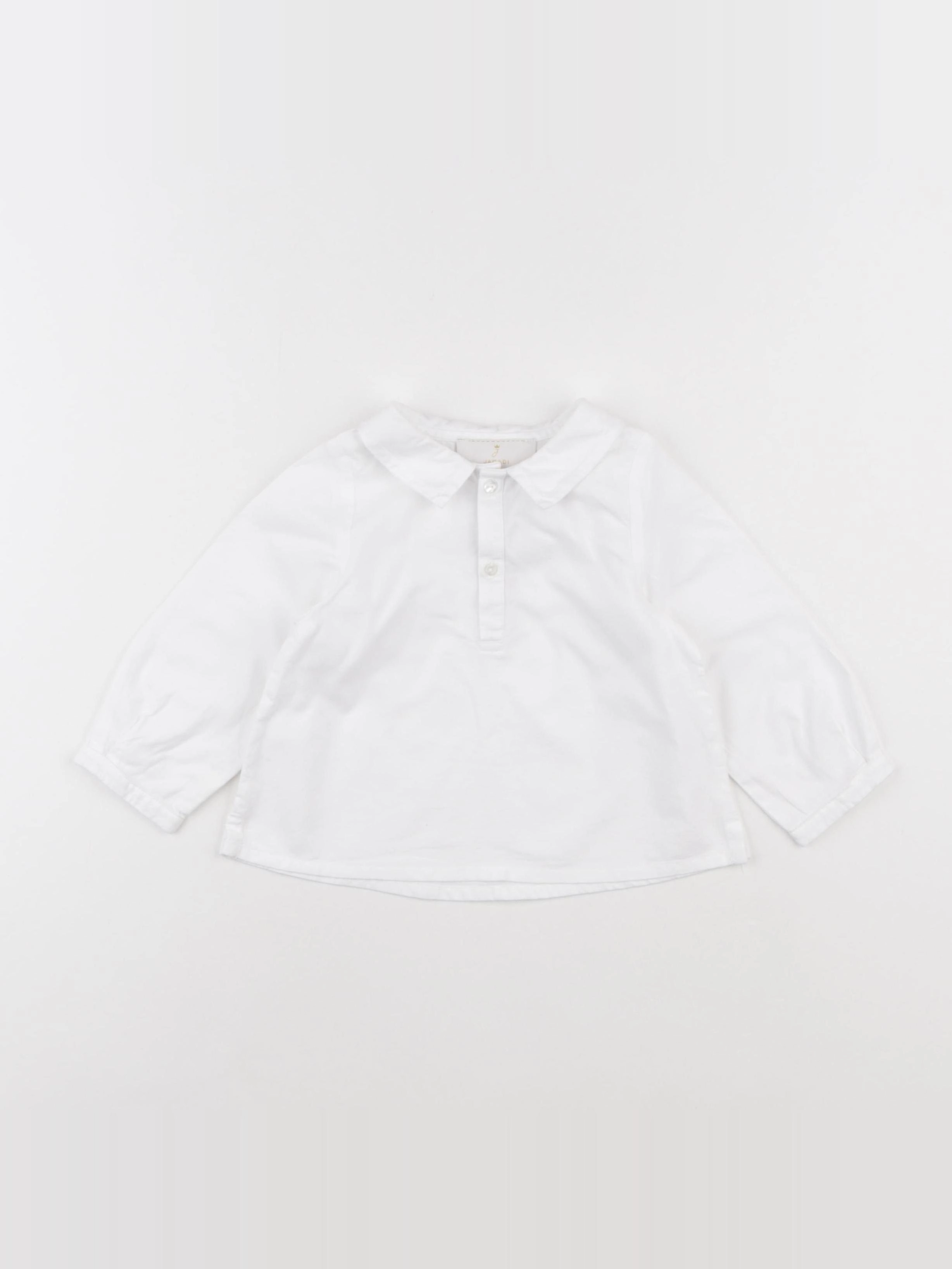 Jacadi - blouse blanc - 18 mois