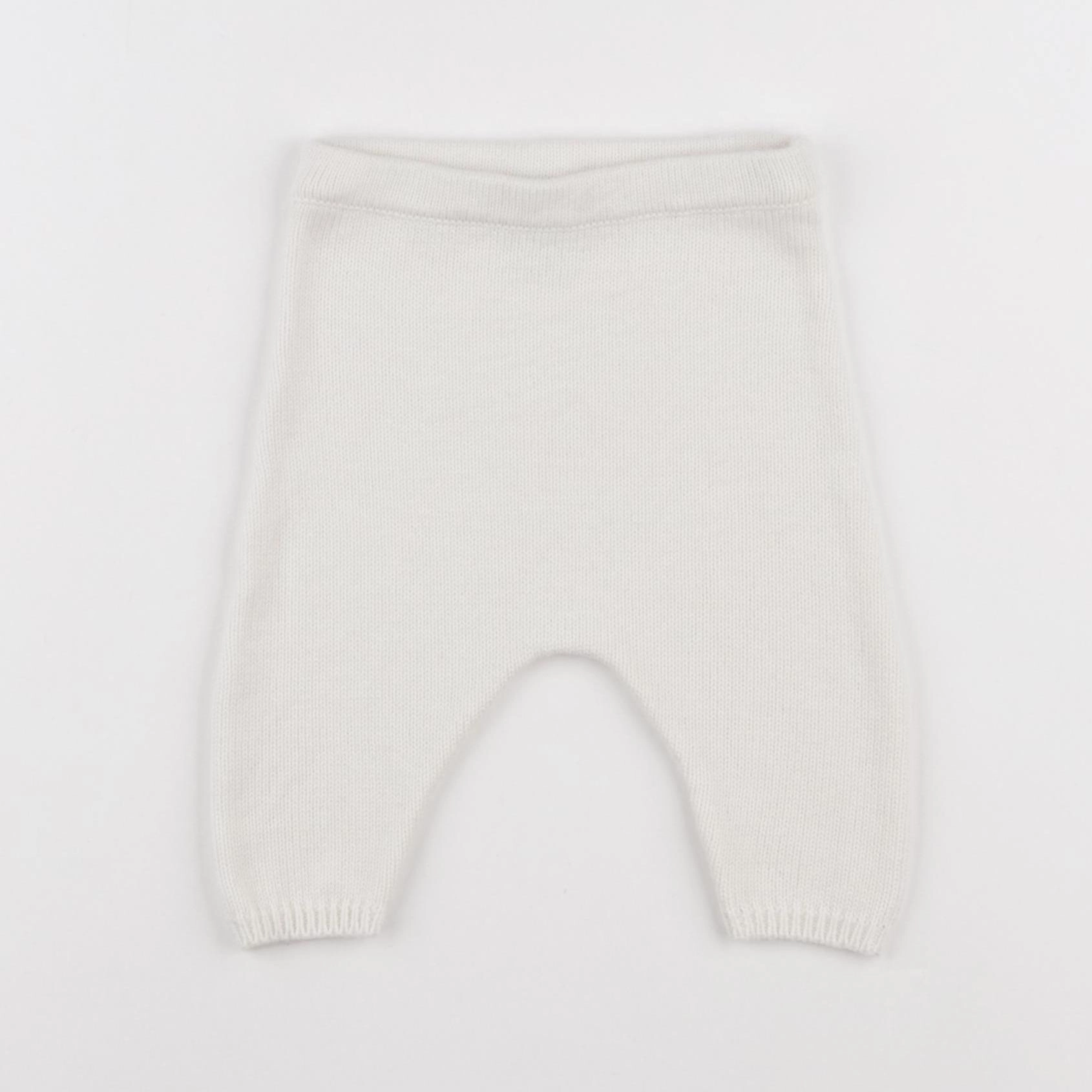 Petit Bateau - legging blanc - 3 mois