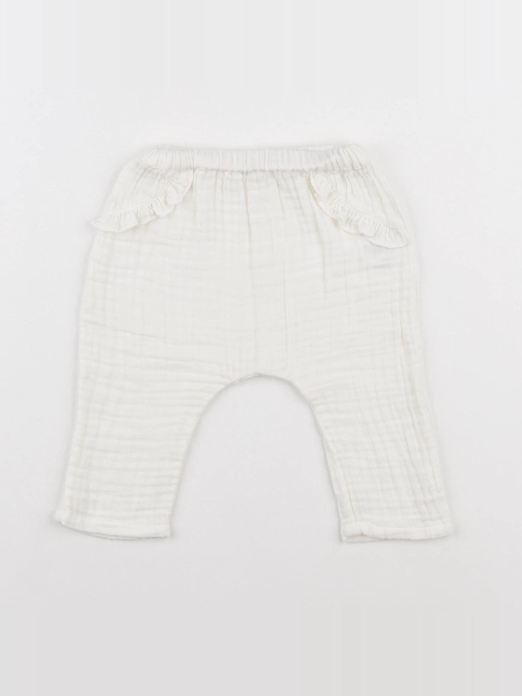 Boutchou - sarouel blanc - 6 mois