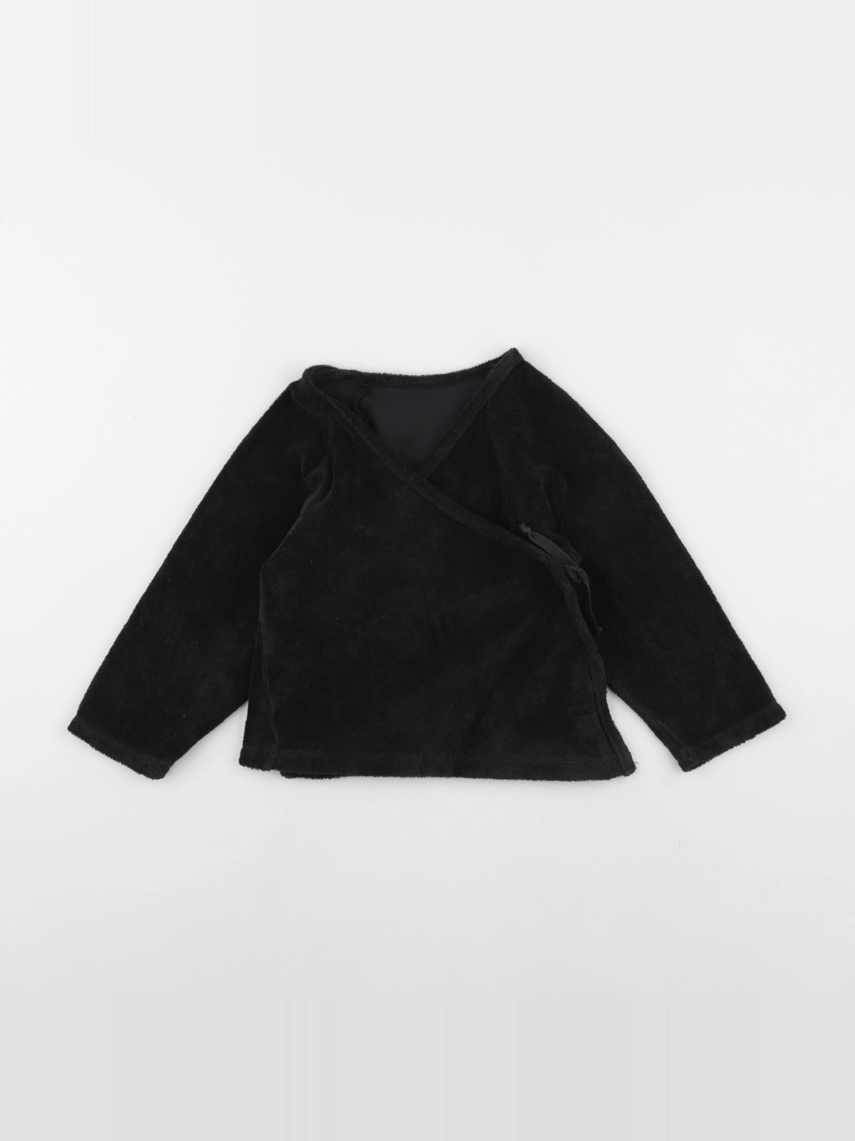 Poudre Organic - gilet noir - 2 ans