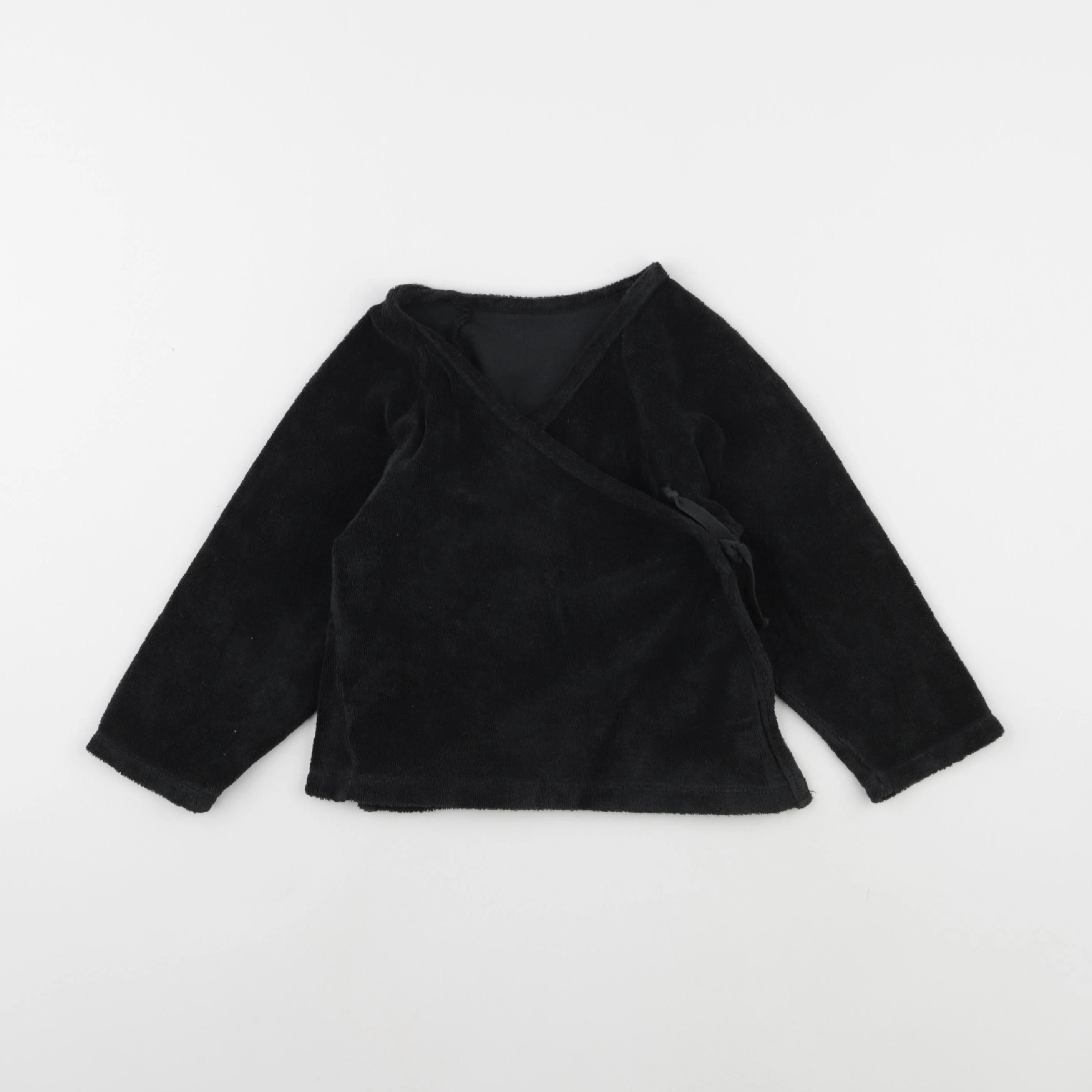 Poudre Organic - gilet noir - 2 ans