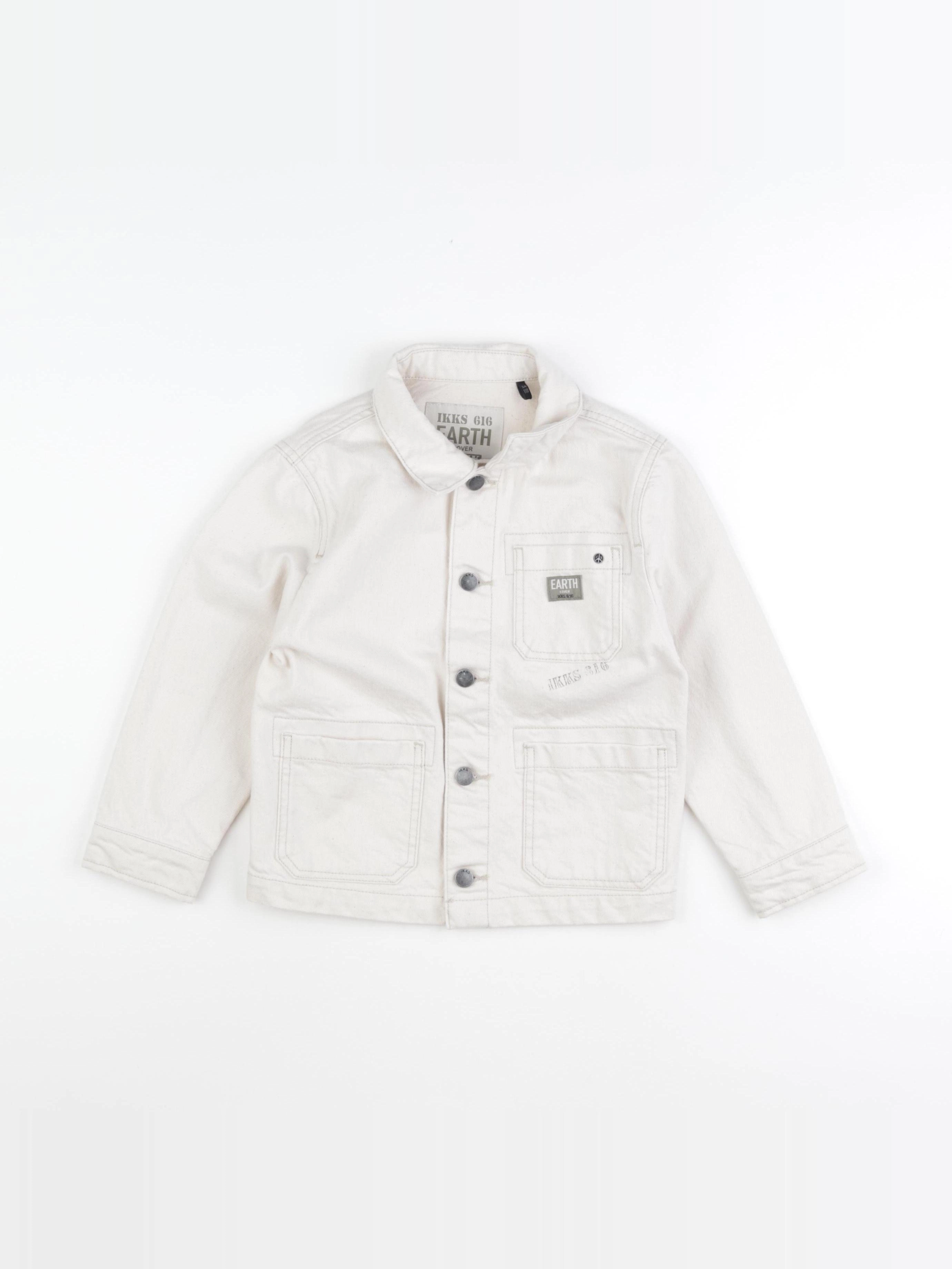 IKKS - veste imprimé au dos beige - 5 ans