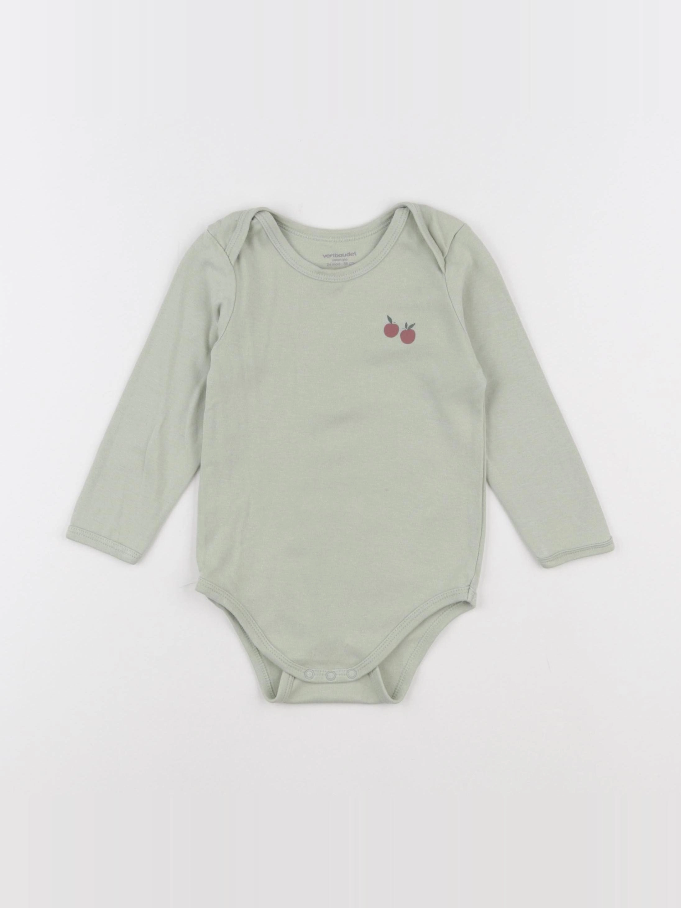 Vertbaudet - body vert - 24 mois