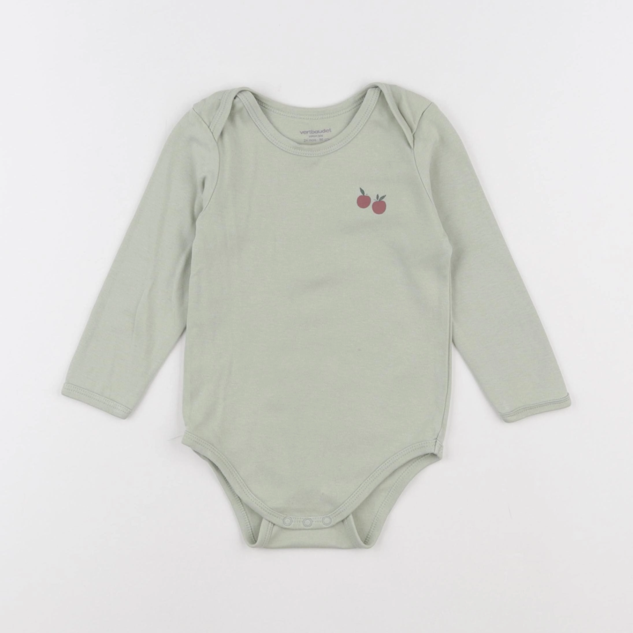 Vertbaudet - body vert - 24 mois
