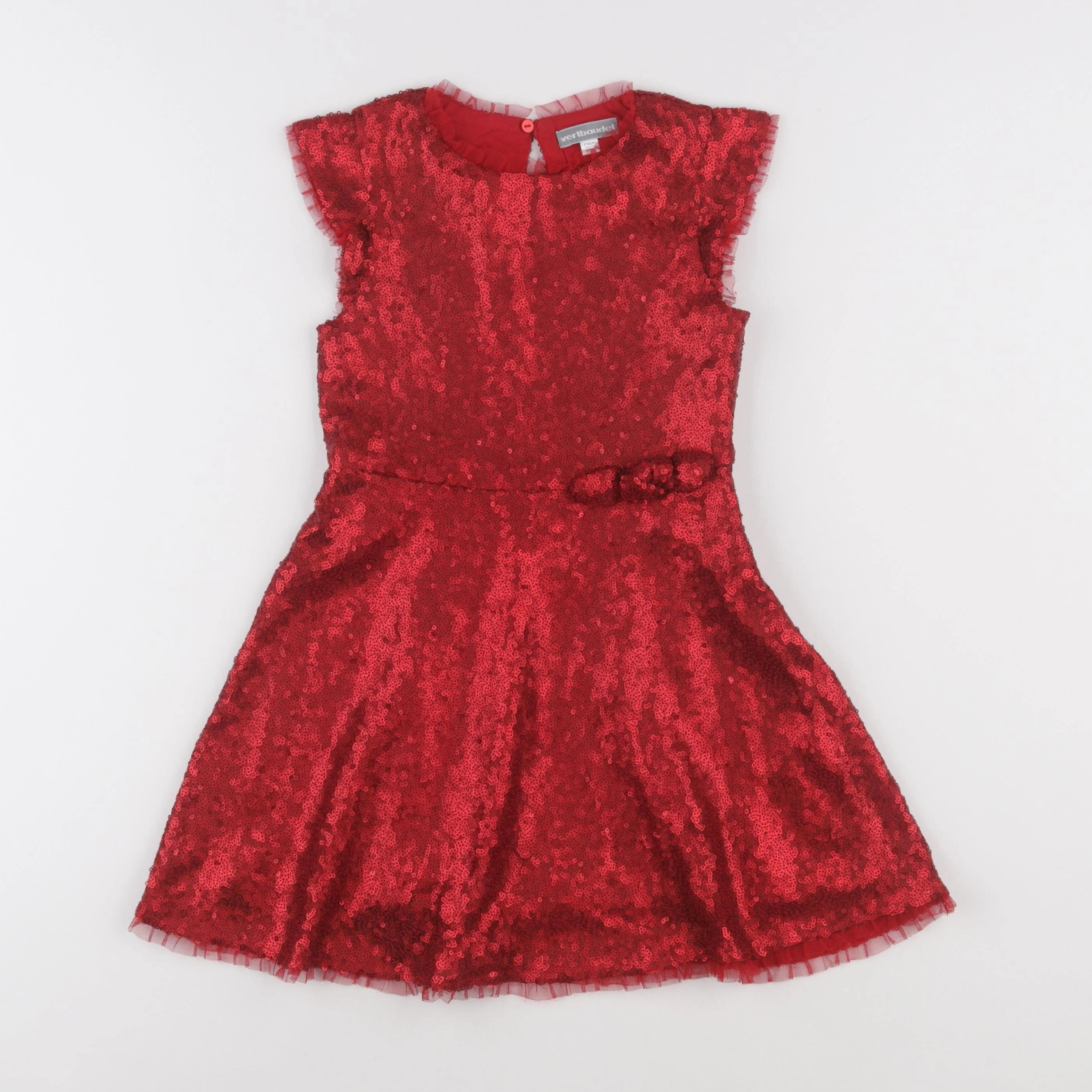 Vertbaudet - robe rouge - 5 ans