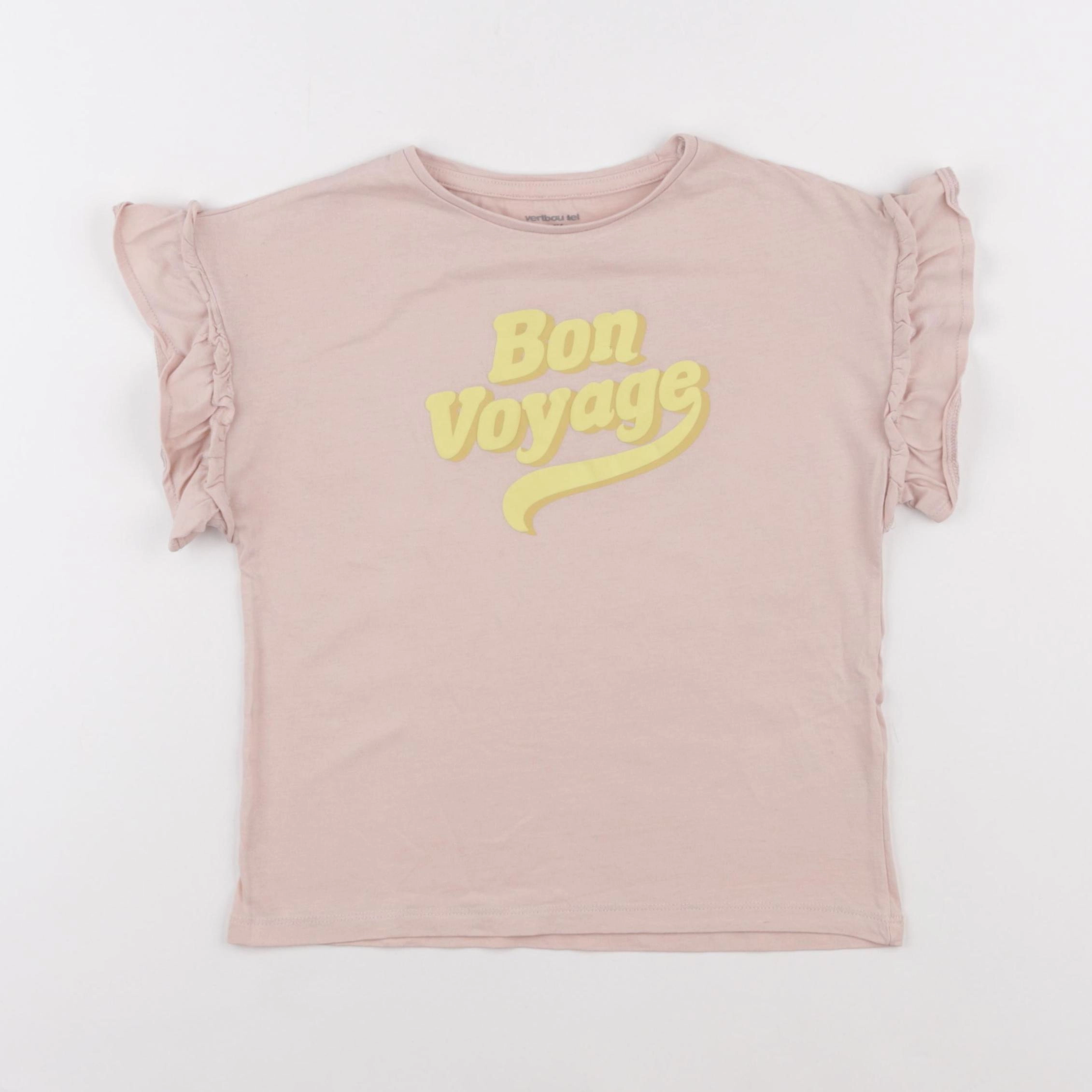 Vertbaudet - tee-shirt rose - 6 ans