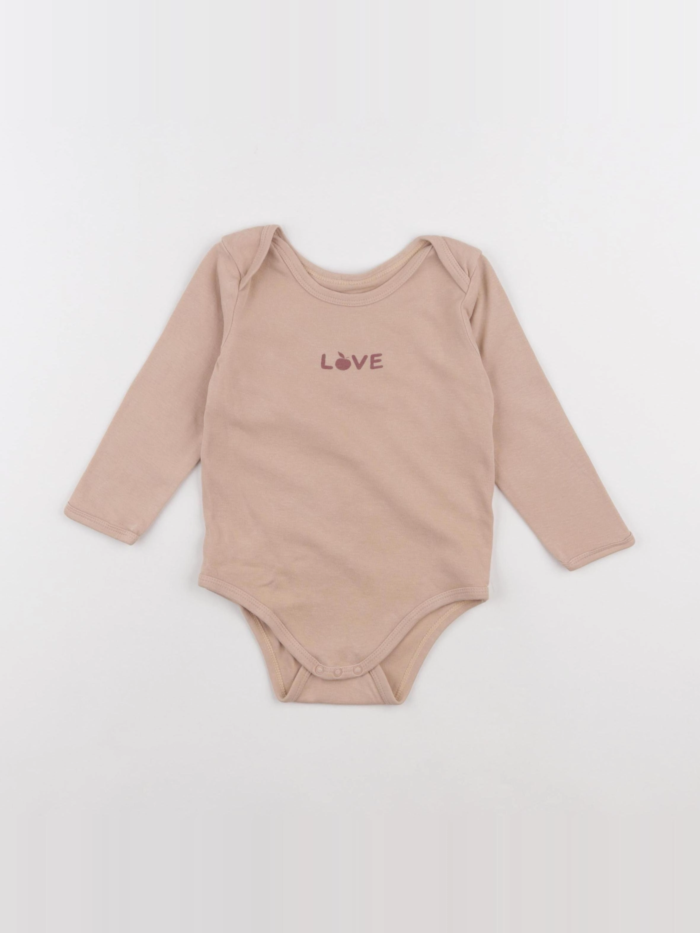 Vertbaudet - body rose - 24 mois