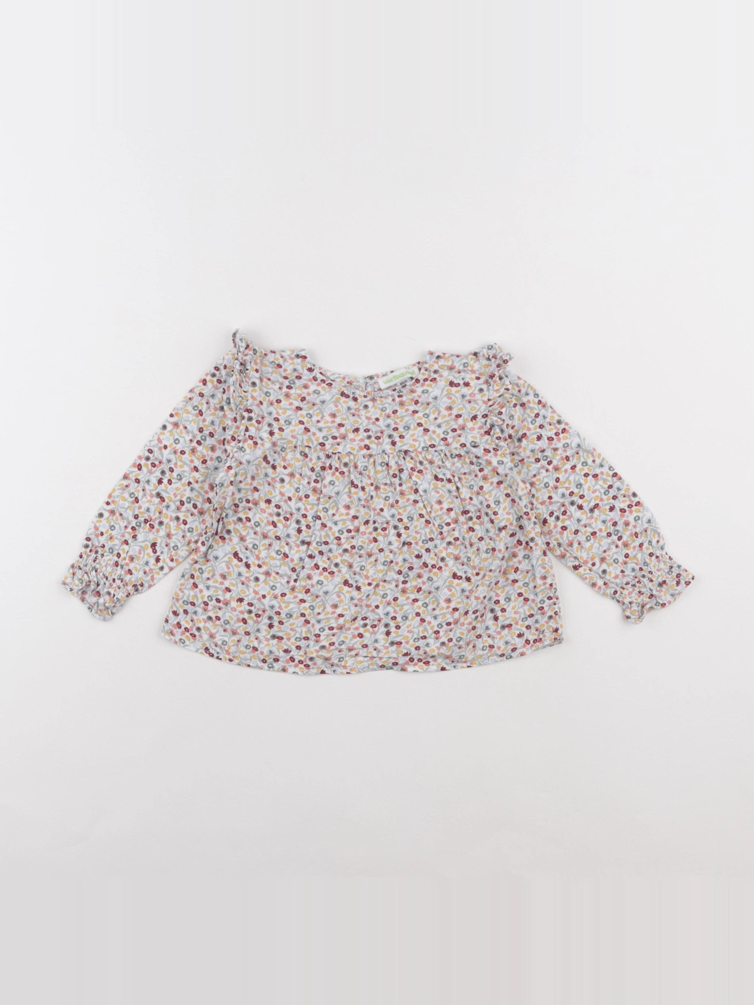 Vertbaudet - blouse multicolore - 2 ans