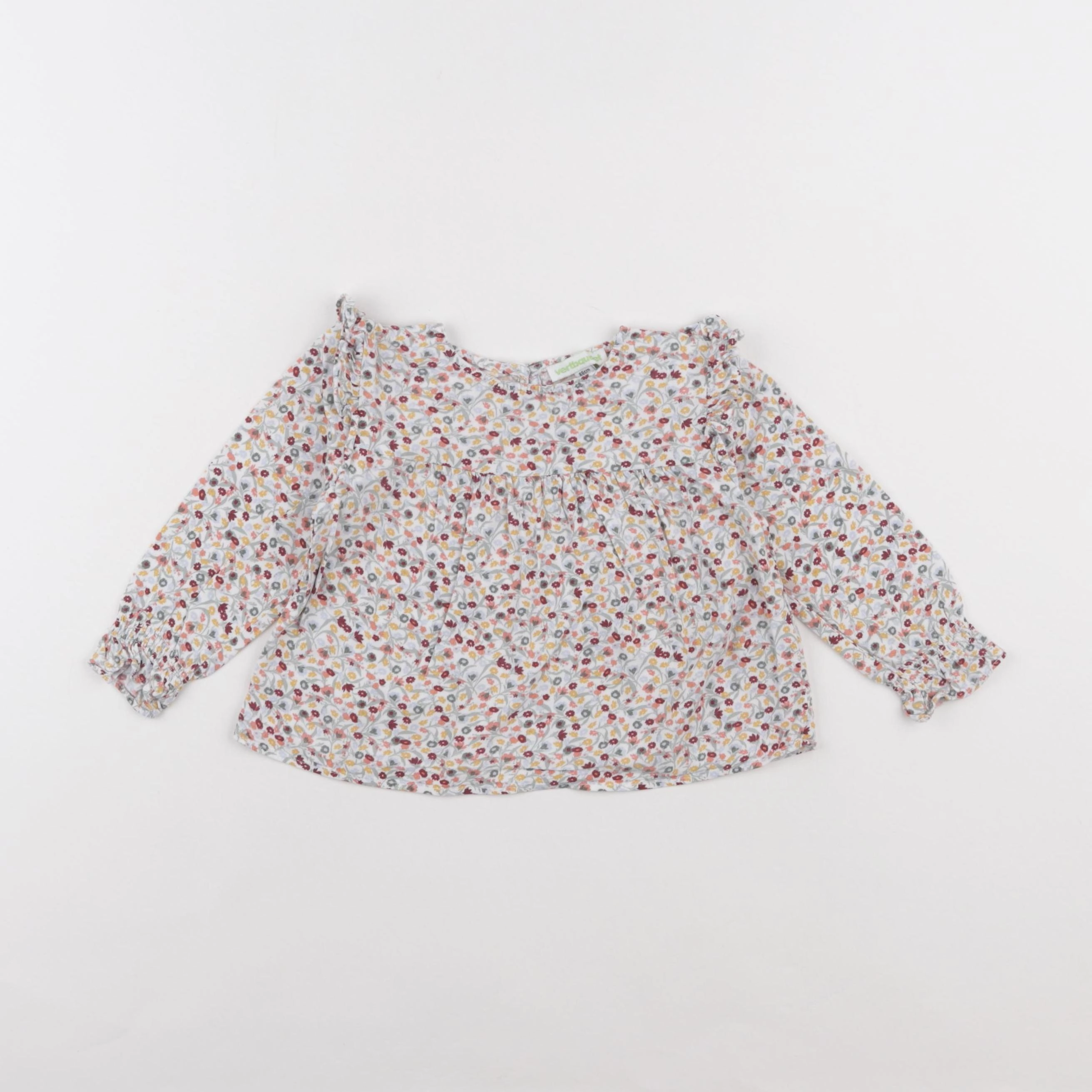 Vertbaudet - blouse multicolore - 2 ans