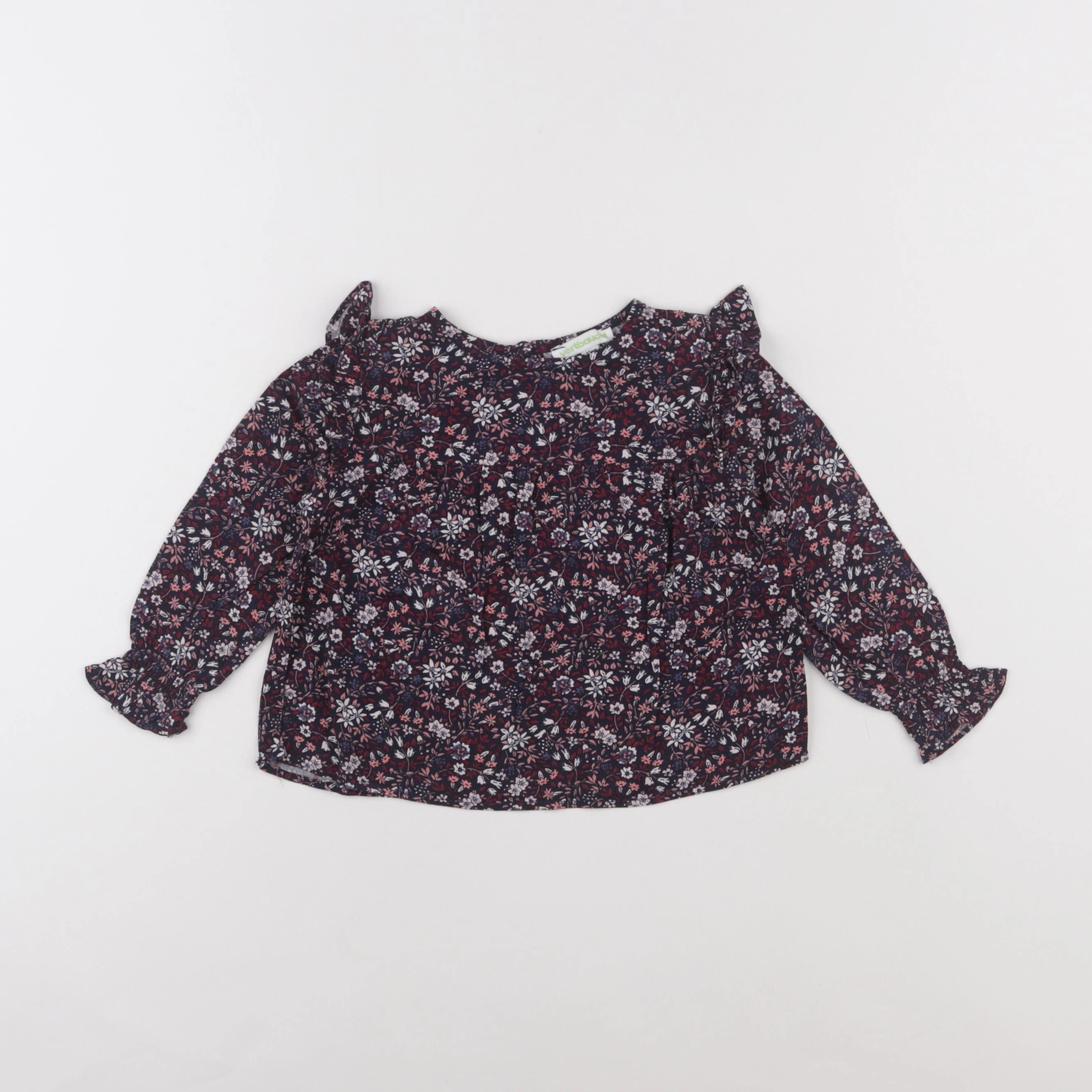 Vertbaudet - blouse multicolore - 2 ans