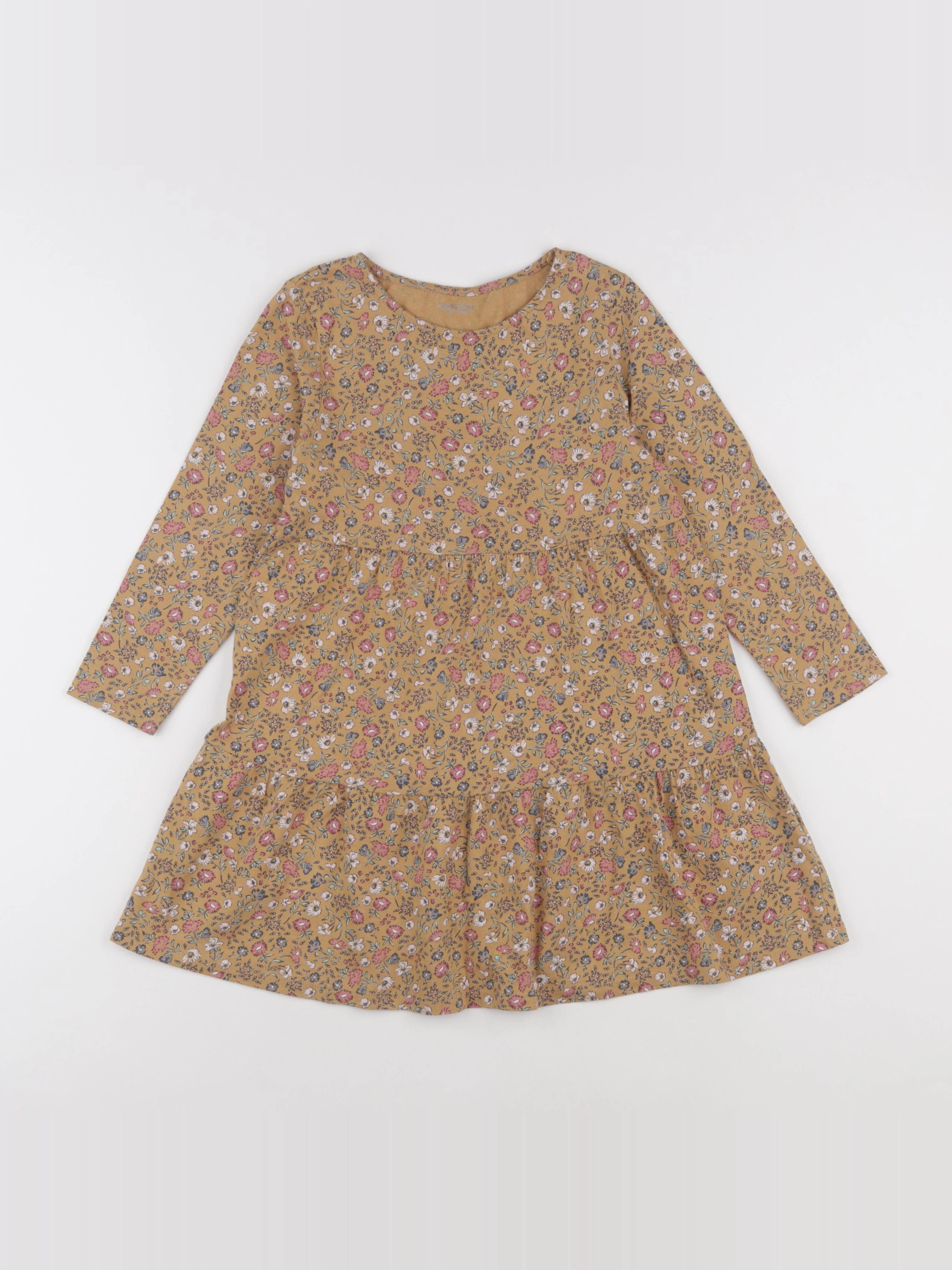 Vertbaudet - robe marron - 6 ans