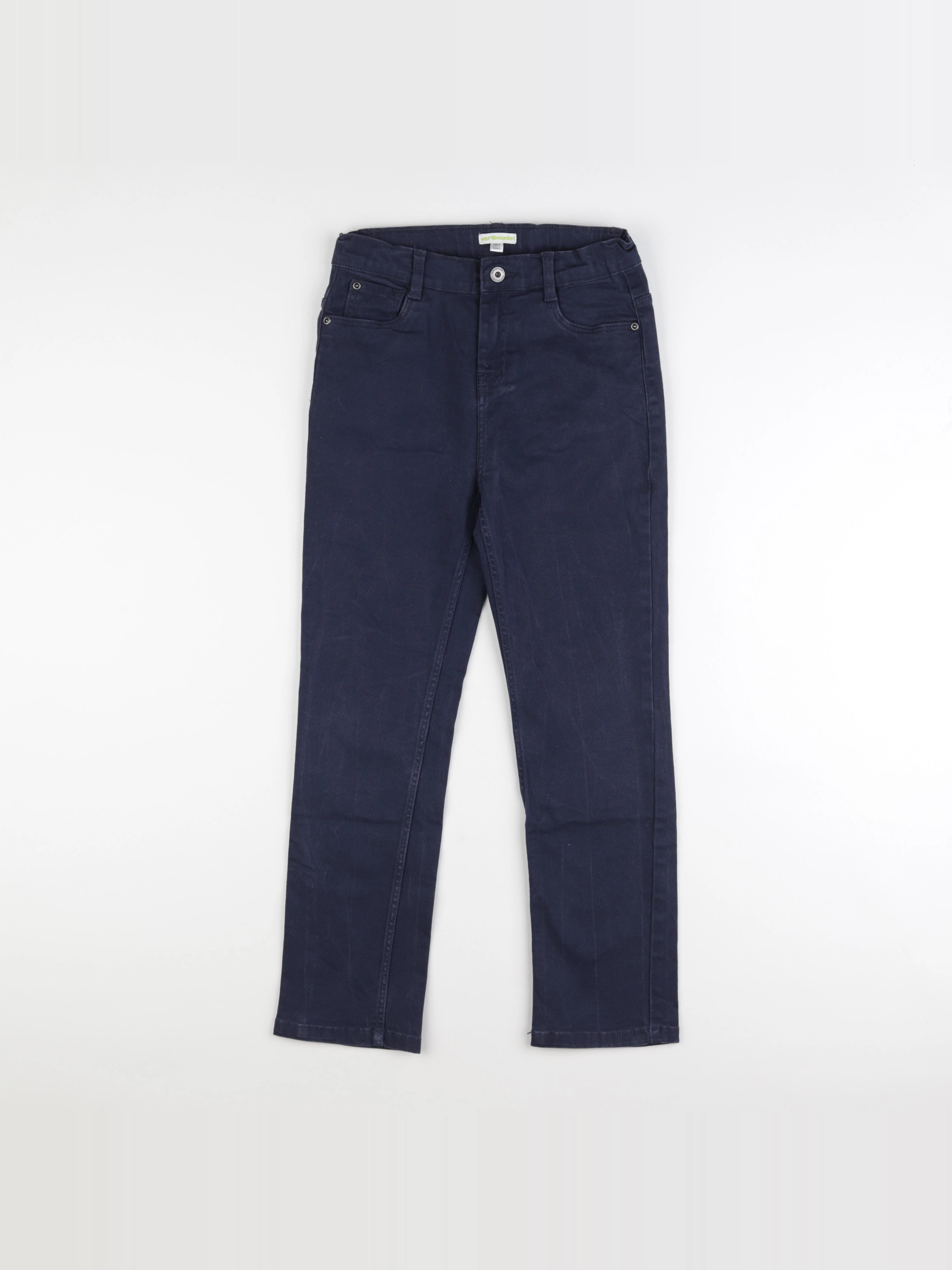 Vertbaudet - pantalon bleu - 10 ans