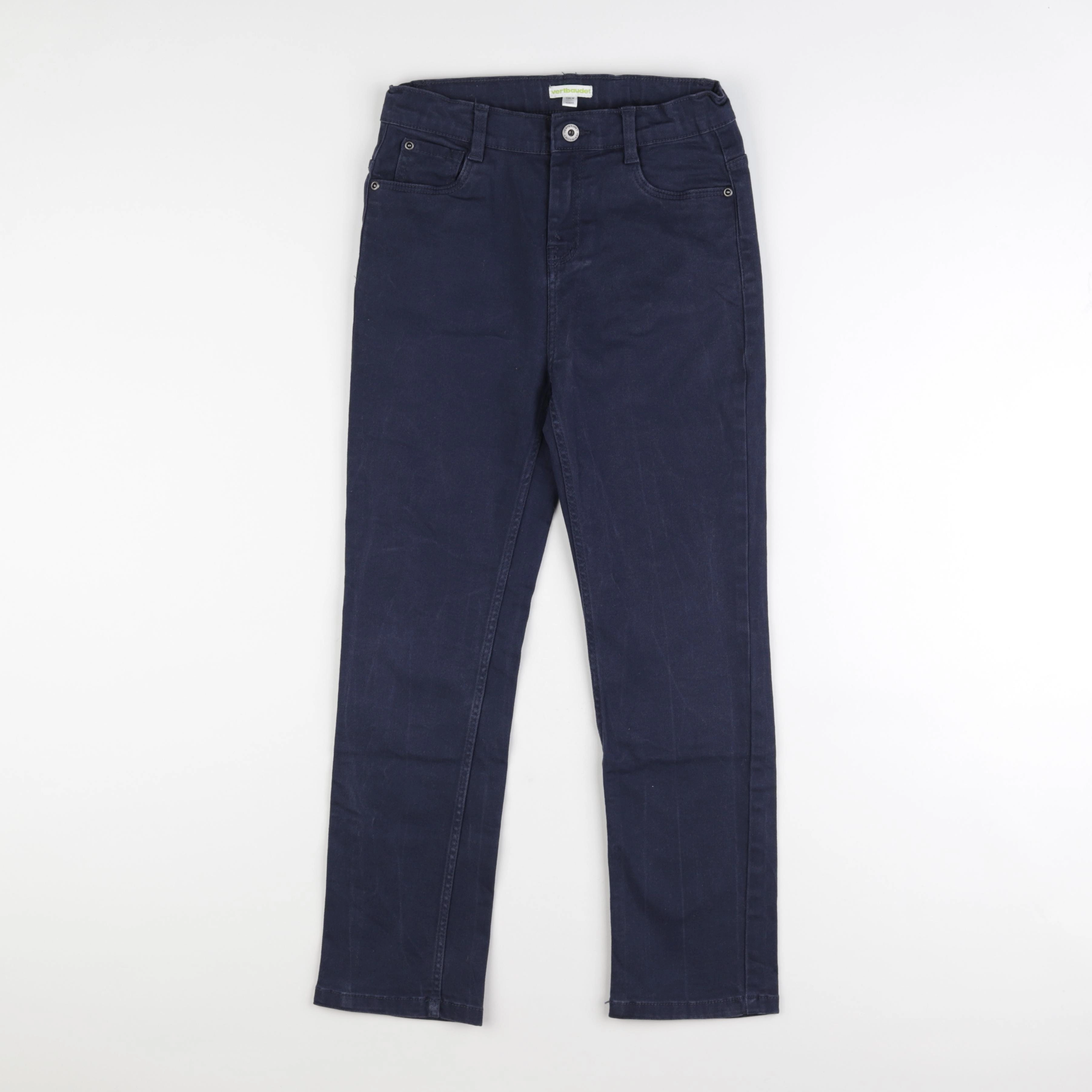 Vertbaudet - pantalon bleu - 10 ans