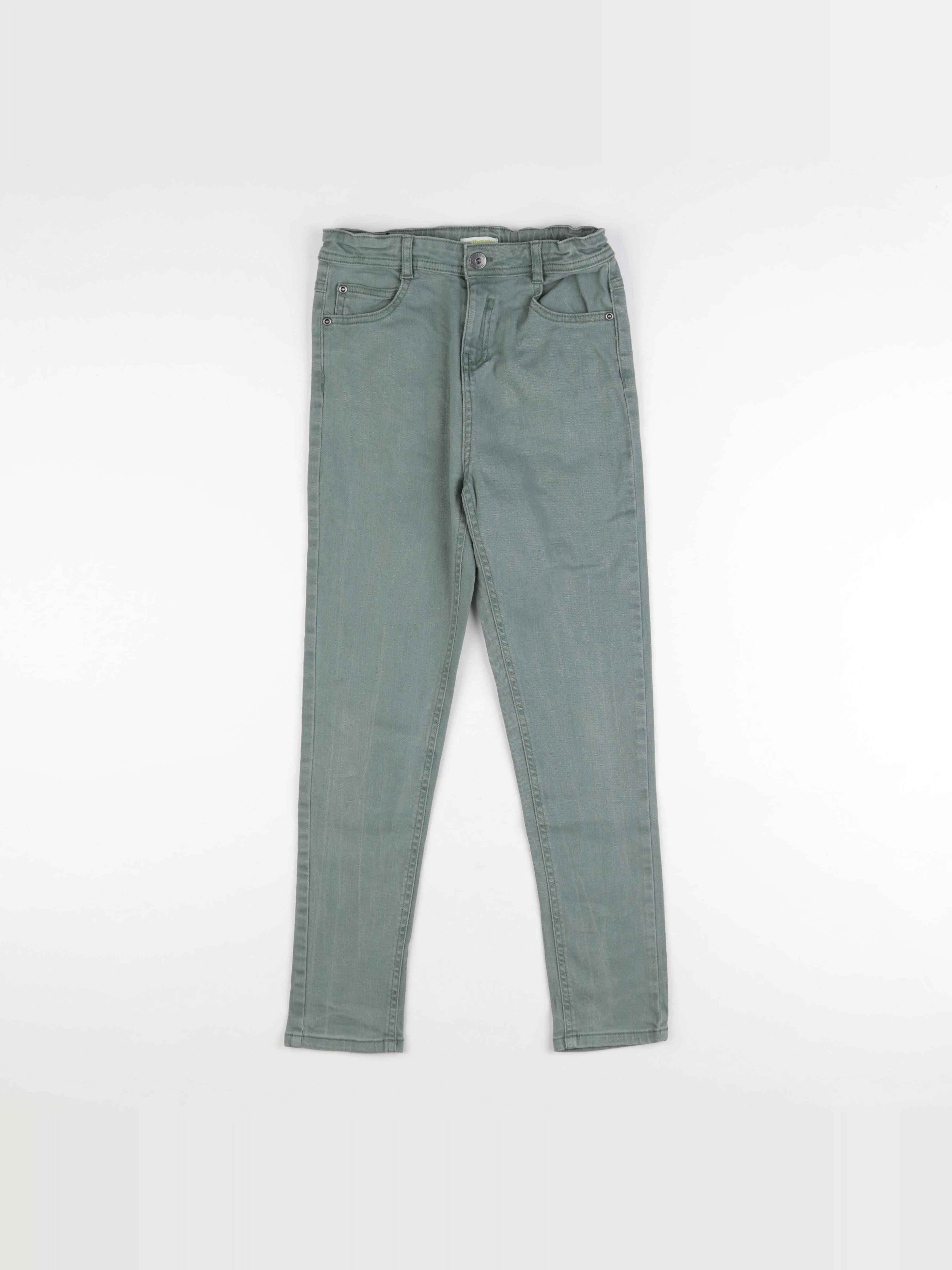 Vertbaudet - pantalon vert - 10 ans