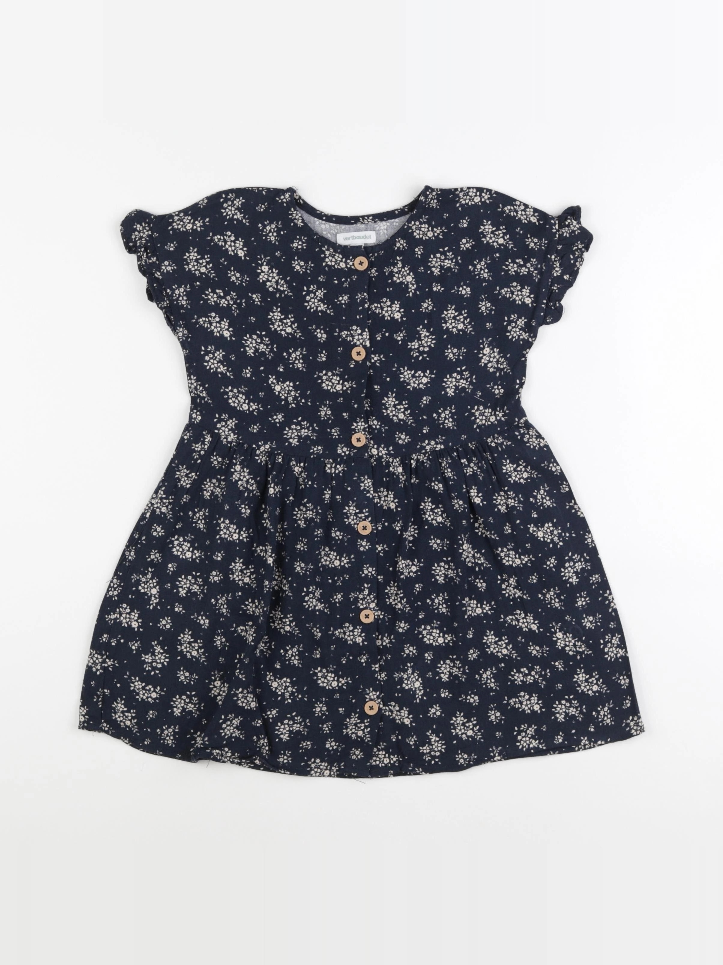 Vertbaudet - robe bleu - 4 ans