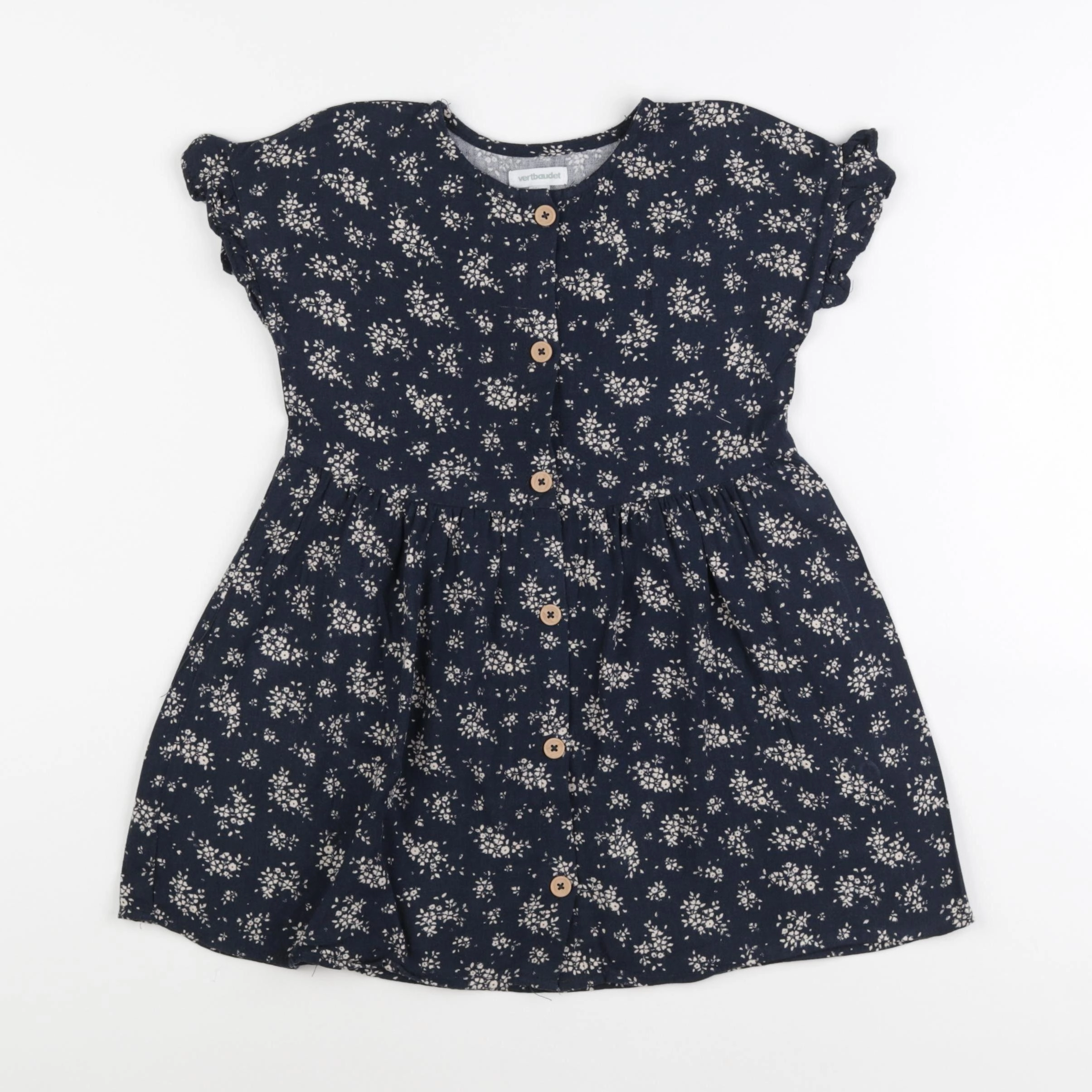 Vertbaudet - robe bleu - 4 ans