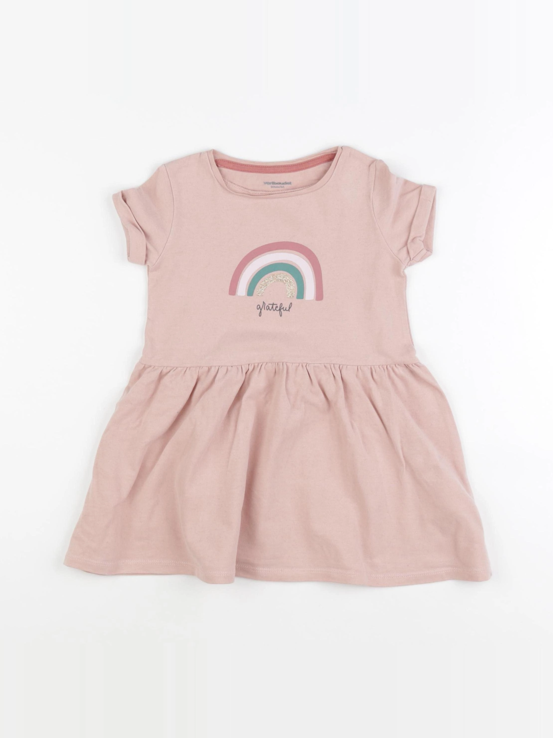 Vertbaudet - robe rose - 3 ans