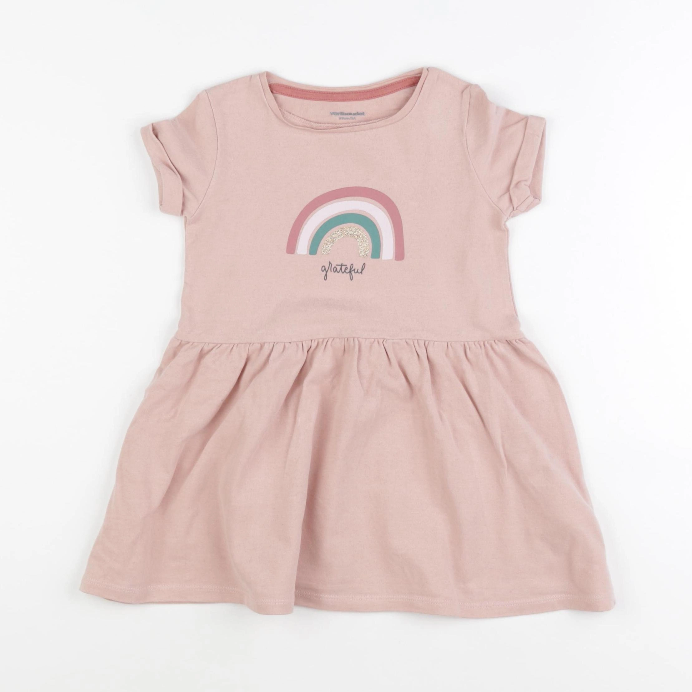 Vertbaudet - robe rose - 3 ans