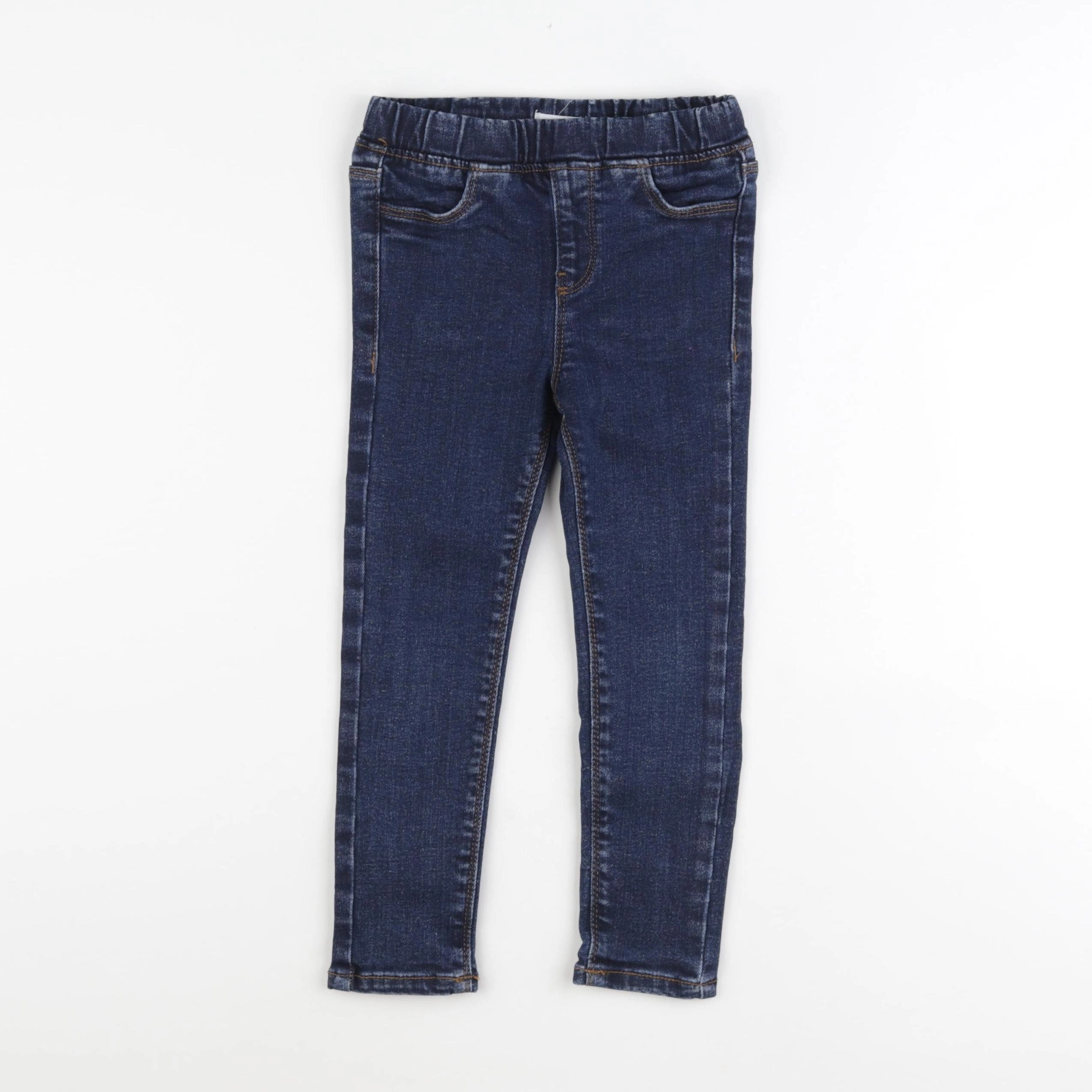 Vertbaudet - jegging bleu - 4 ans