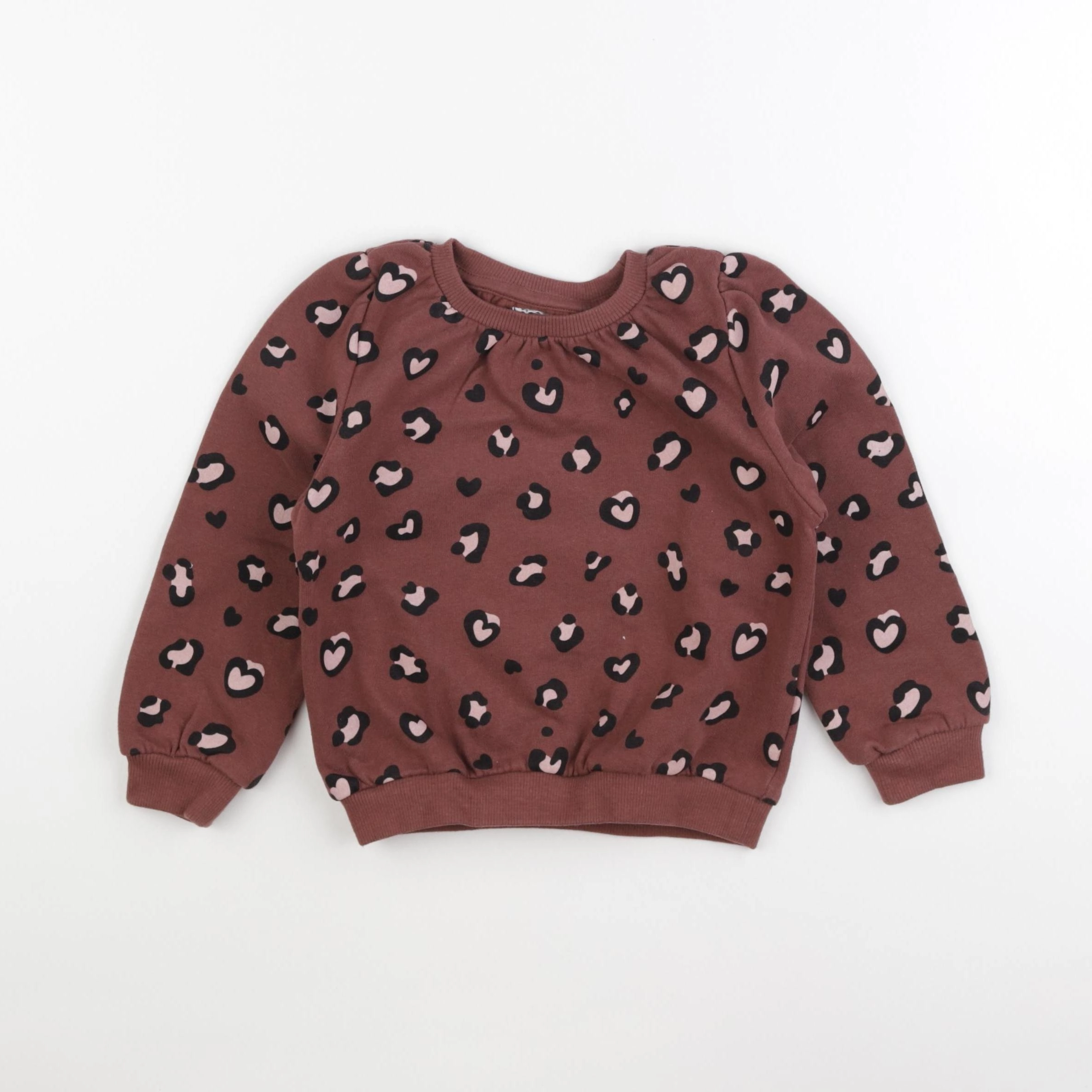 Vertbaudet - sweat marron - 3 ans