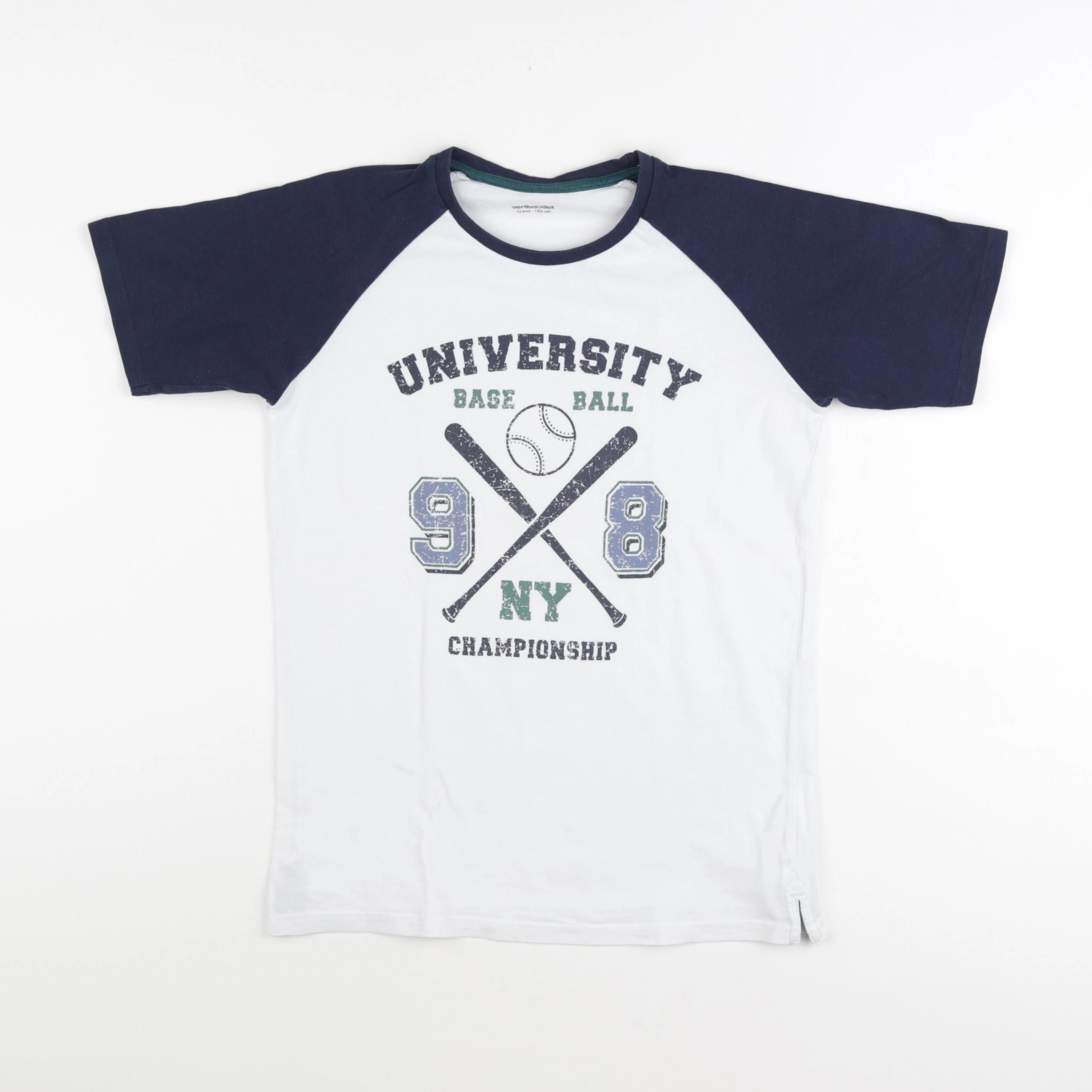 Vertbaudet - tee-shirt blanc - 12 ans