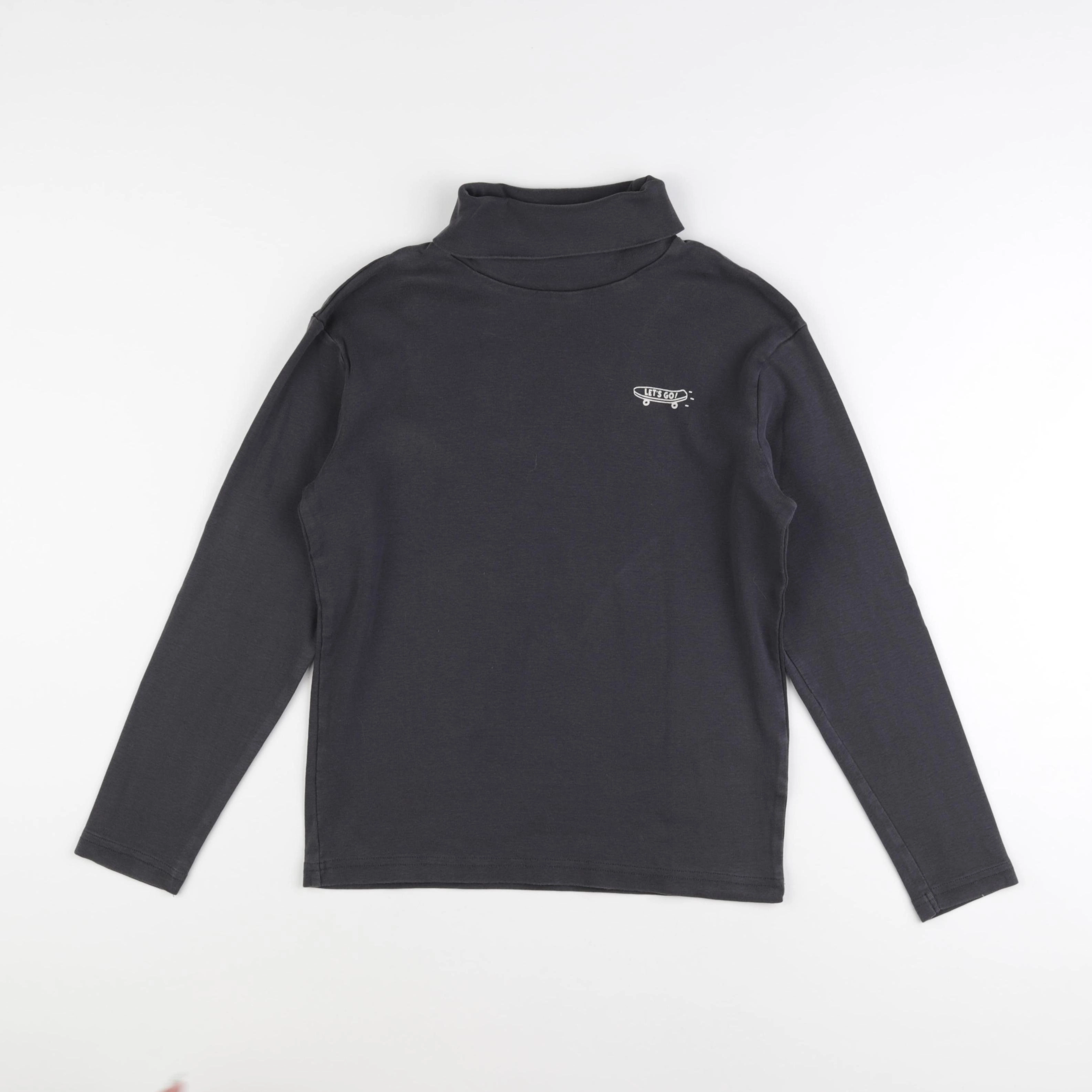 Vertbaudet - sous-pull gris - 12 ans