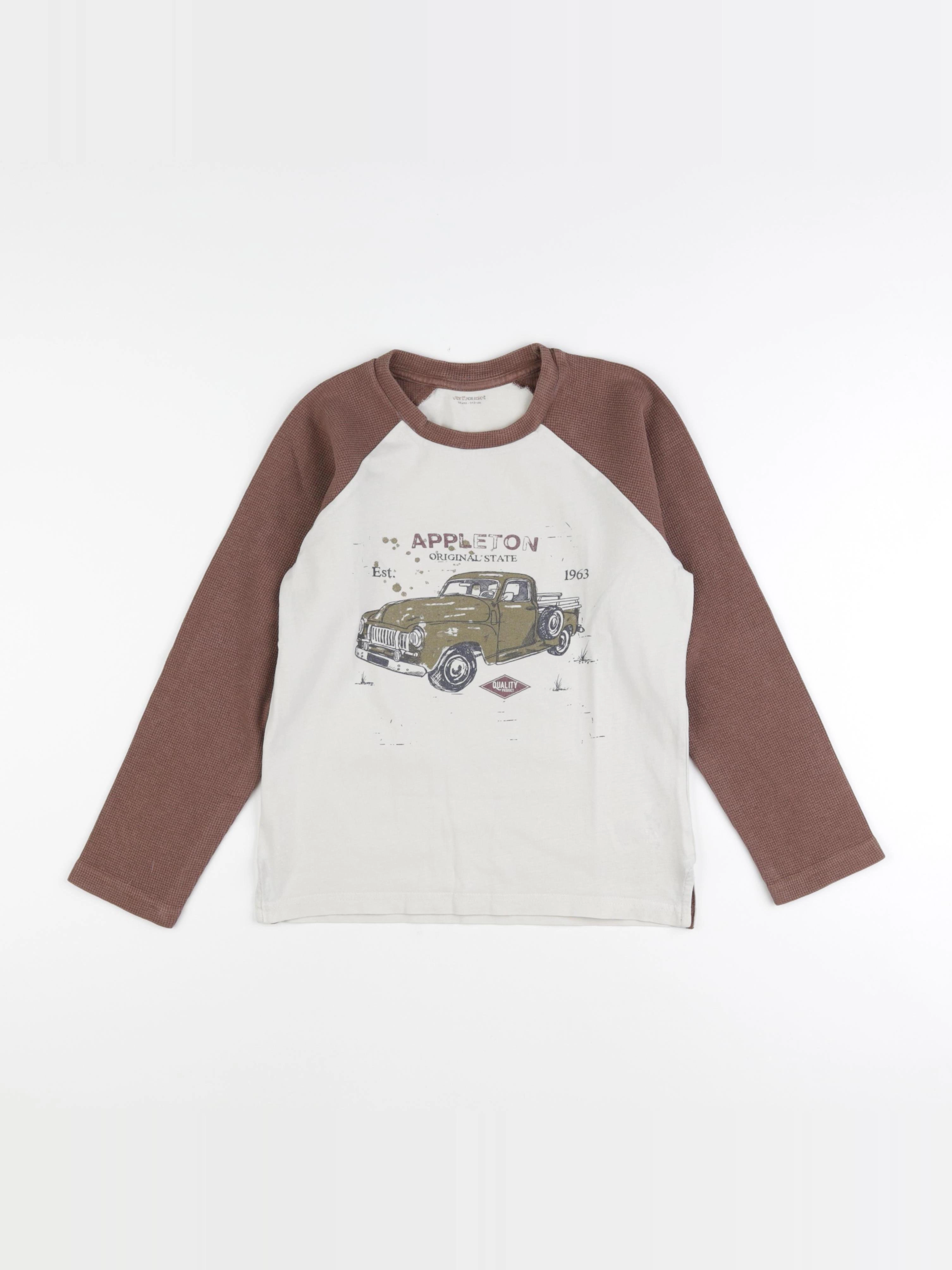 Vertbaudet - tee-shirt blanc - 10 ans