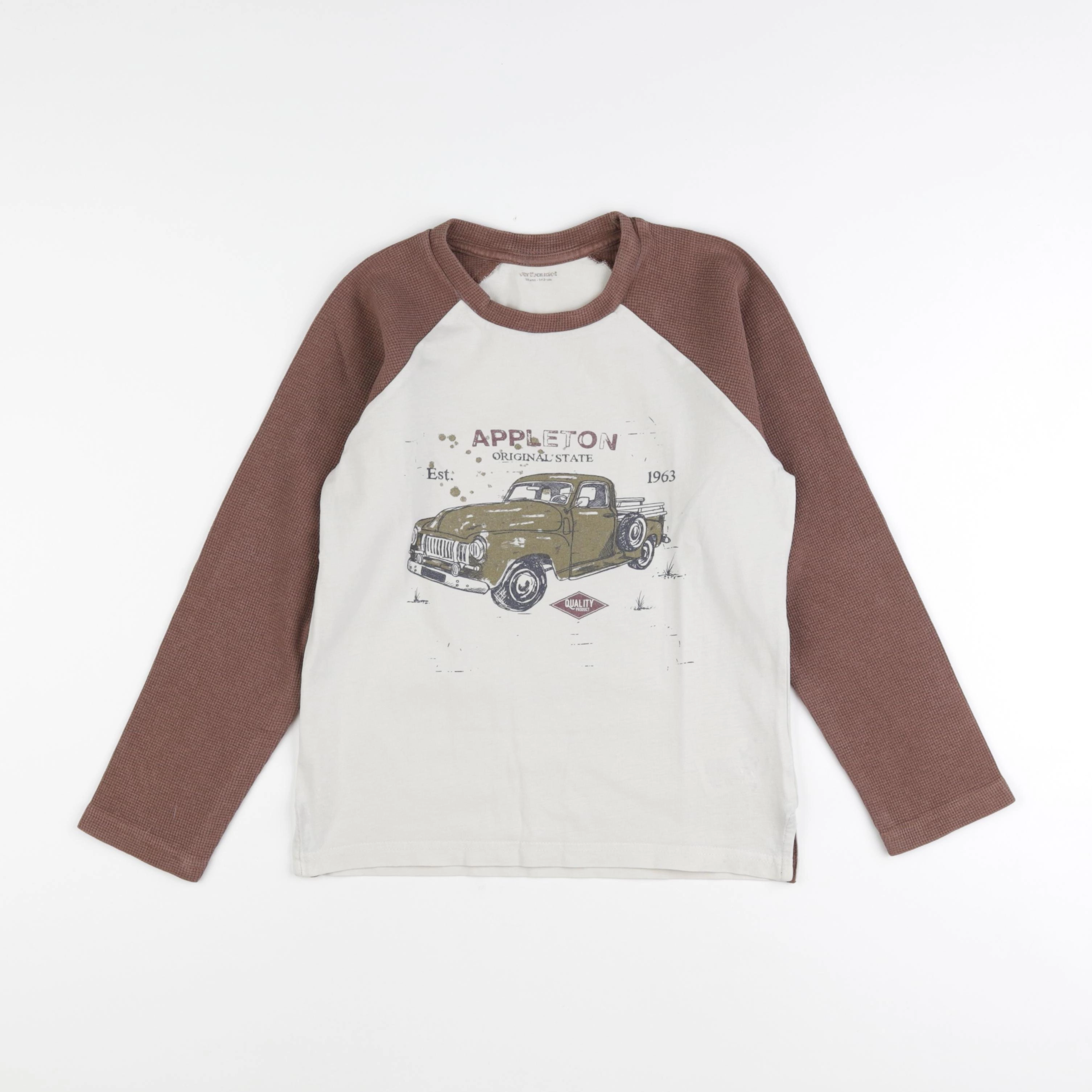 Vertbaudet - tee-shirt blanc - 10 ans