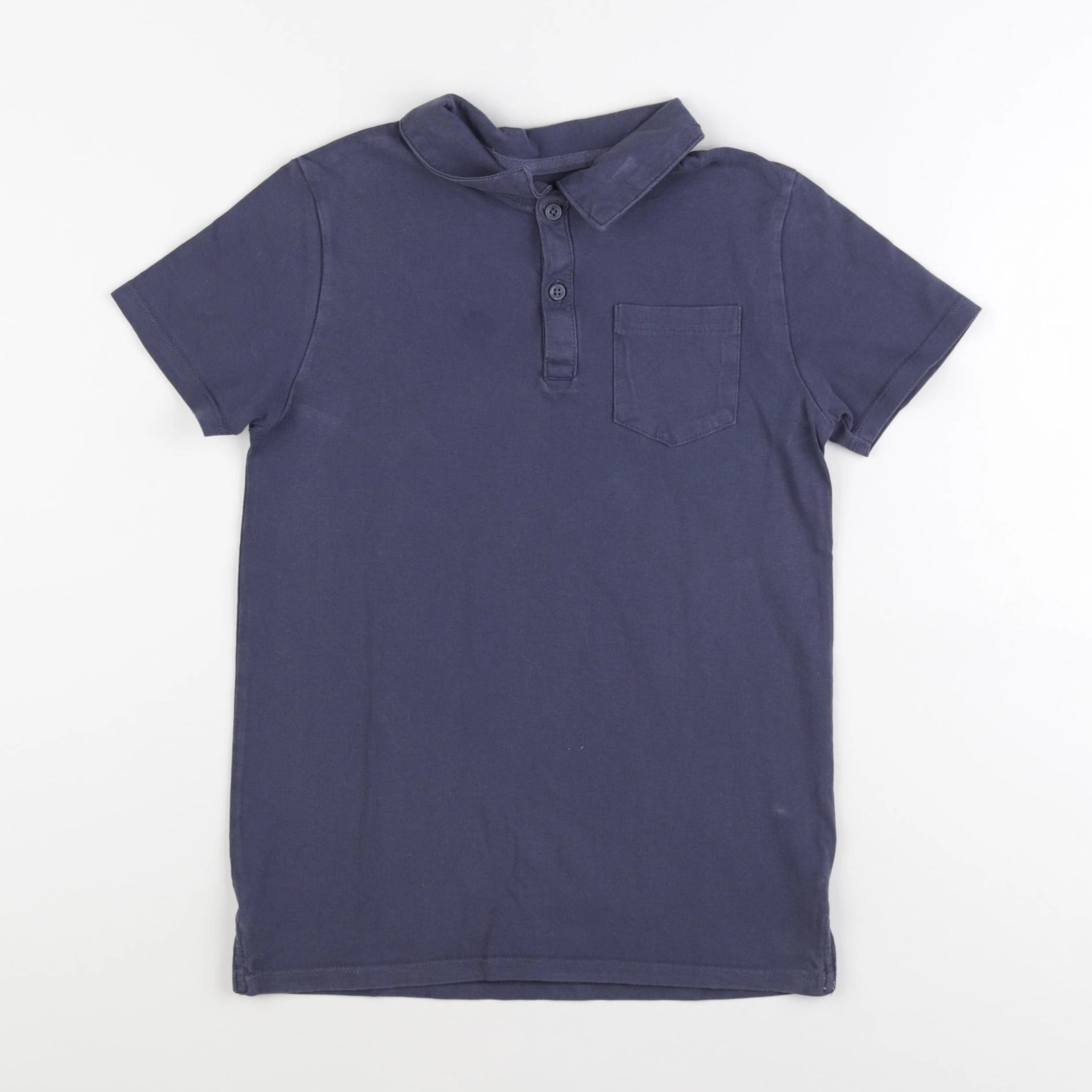 Vertbaudet - polo bleu - 10 ans