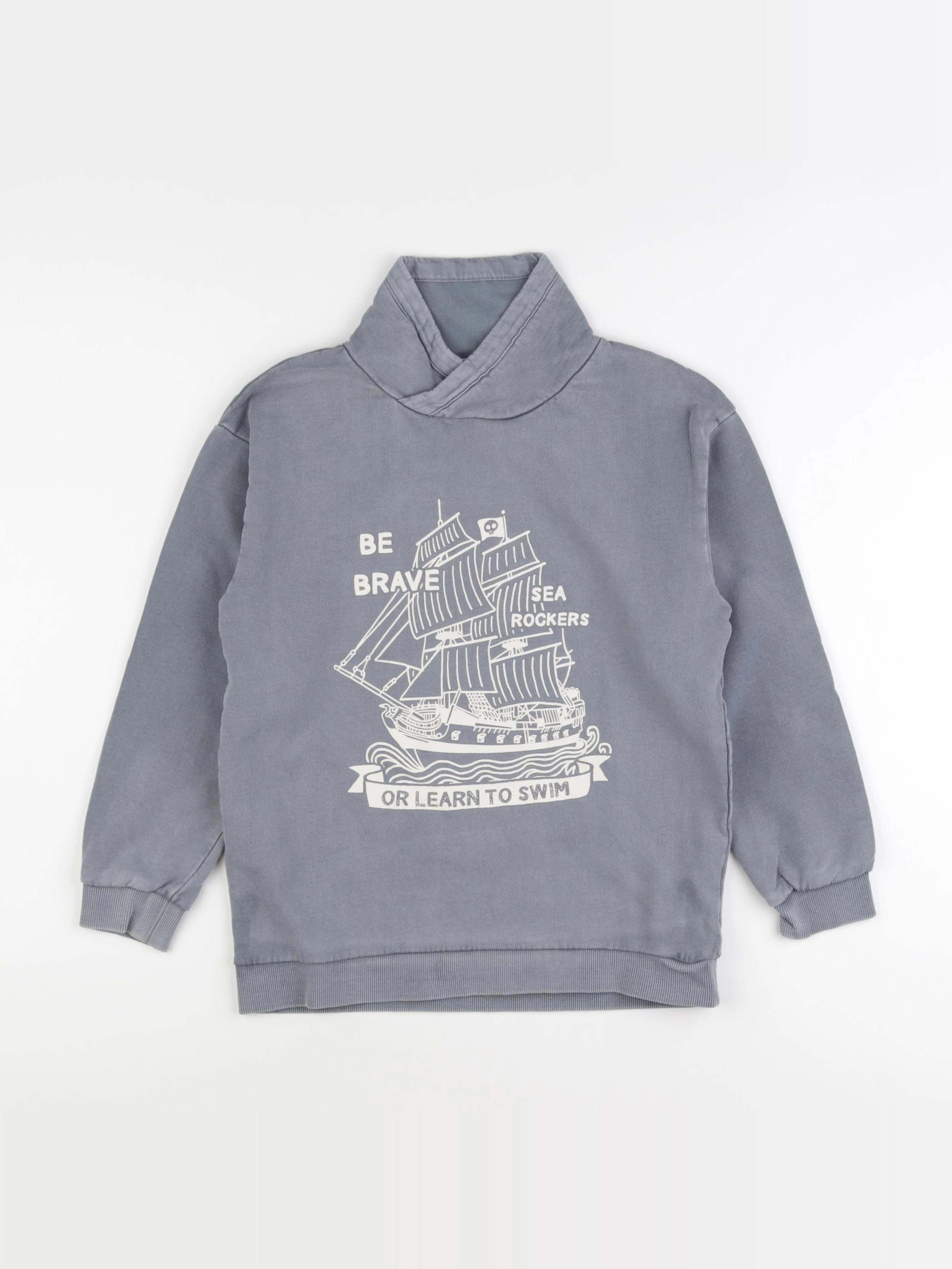 Vertbaudet - sweat bleu - 10 ans