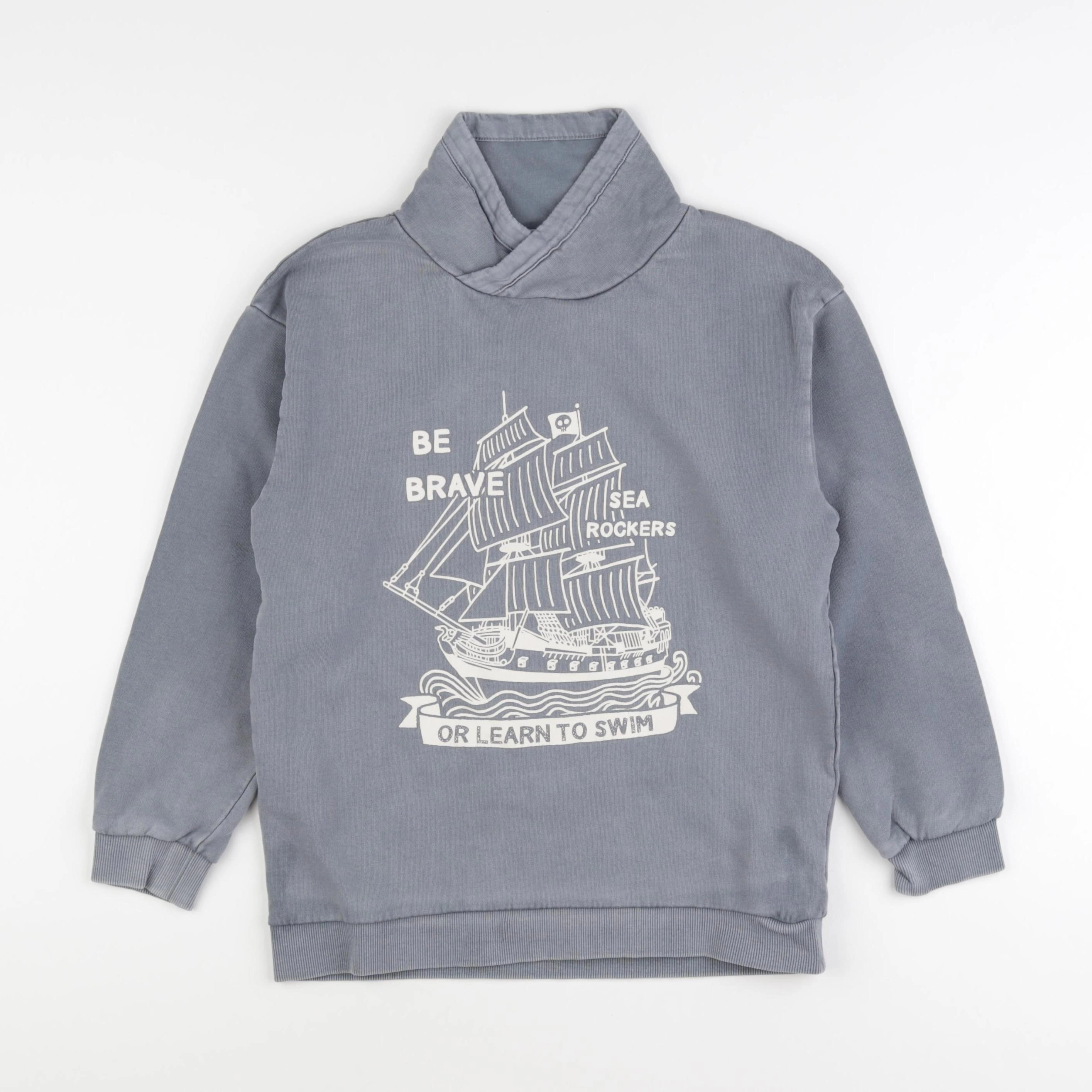Vertbaudet - sweat bleu - 10 ans