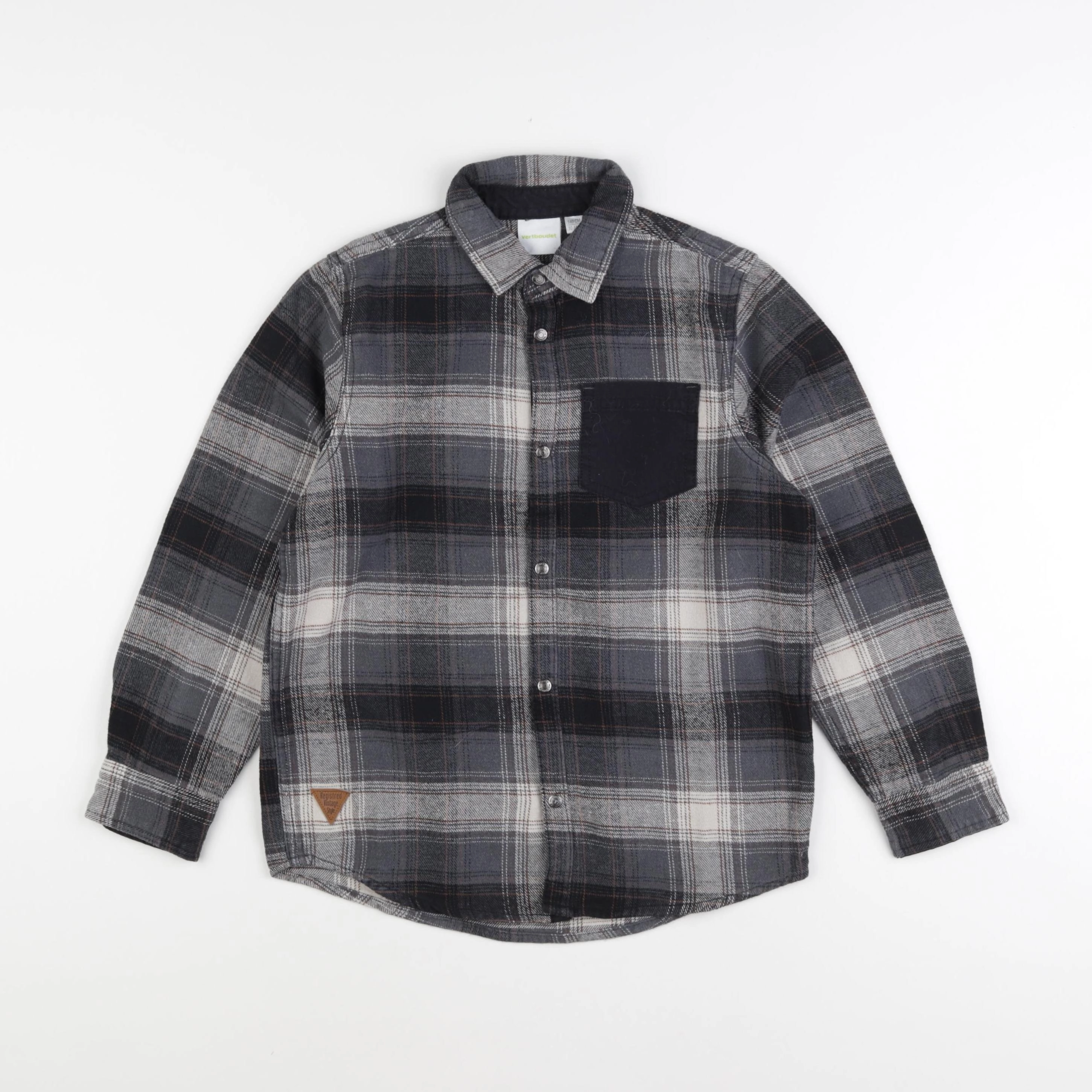 Vertbaudet - chemise noir - 10 ans
