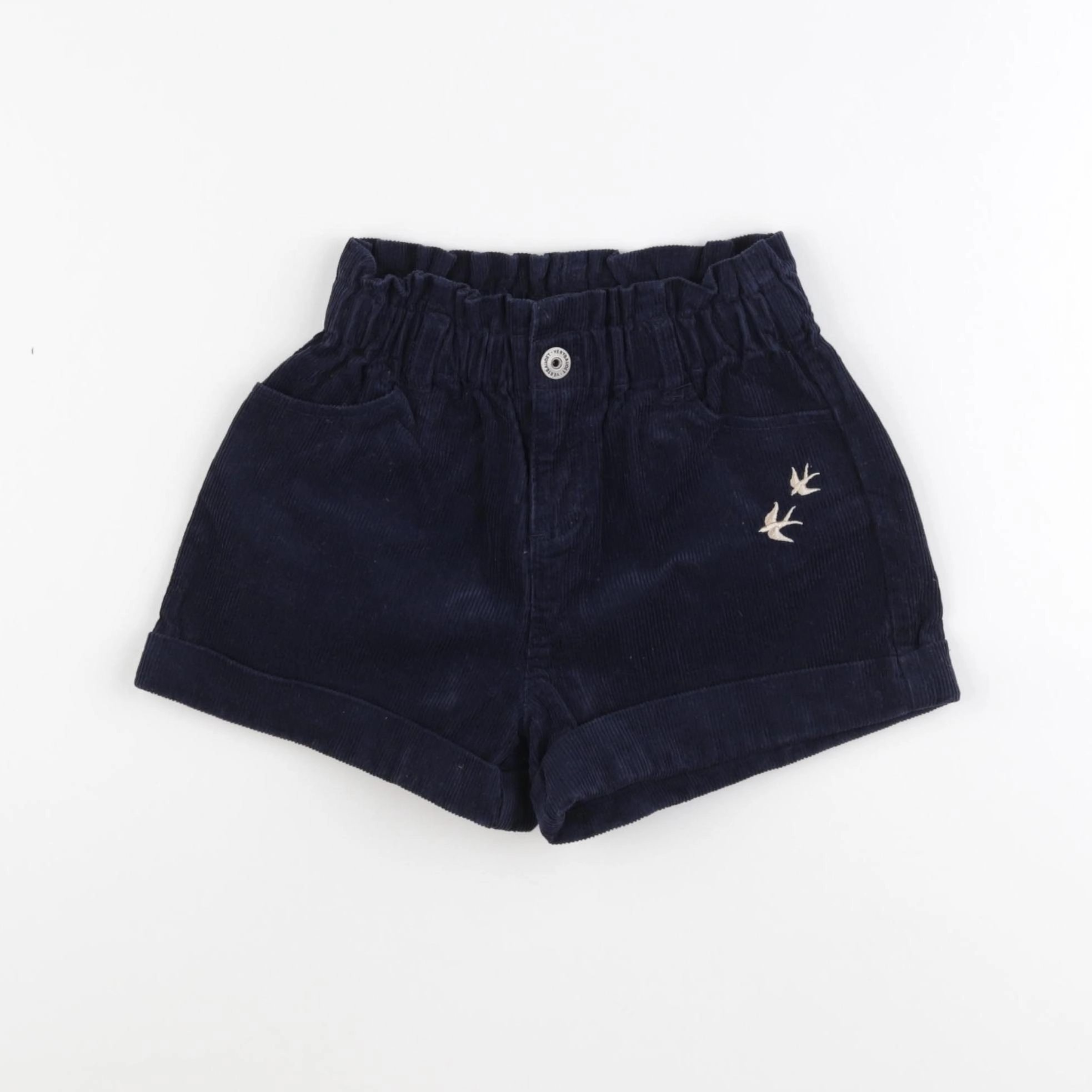 Vertbaudet - short bleu - 7 ans