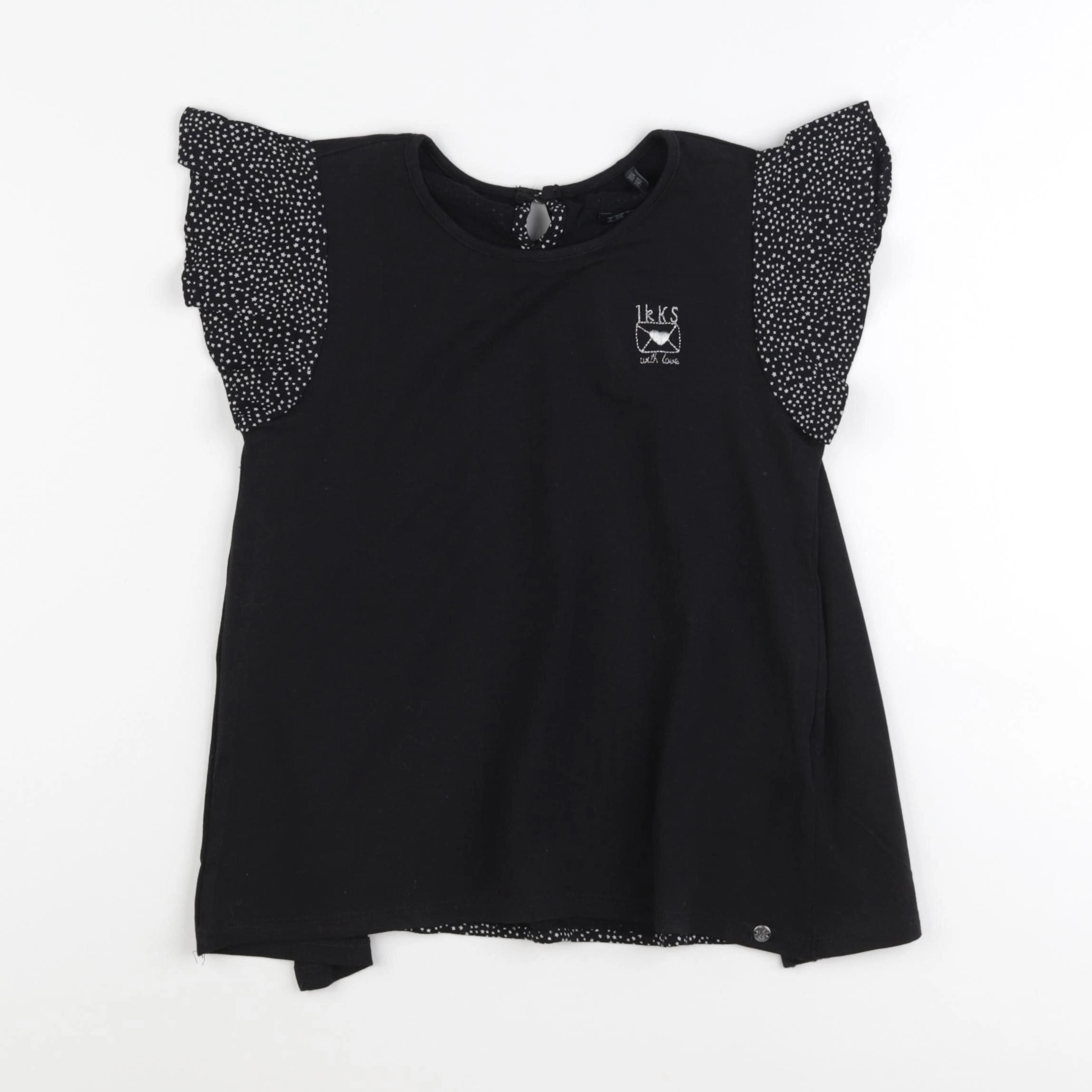 IKKS - tee-shirt noir - 10 ans